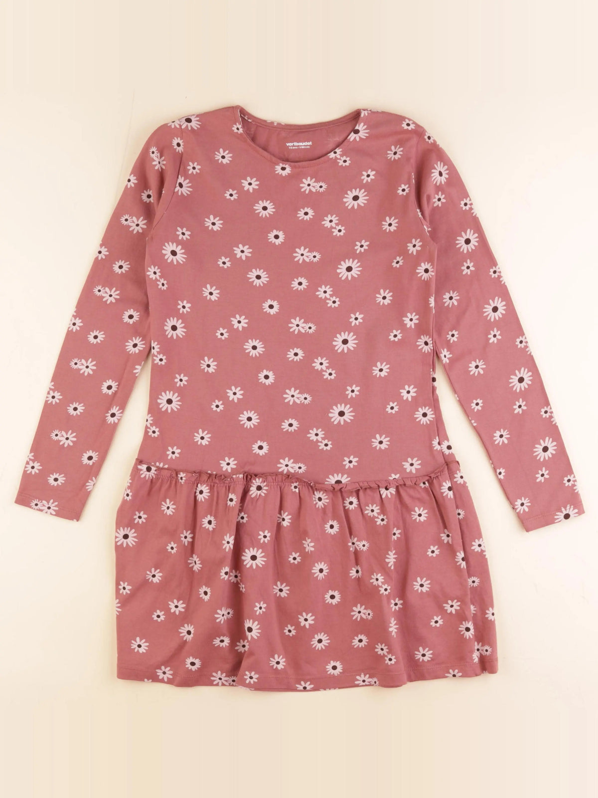 Vertbaudet - robe rose - 10 ans