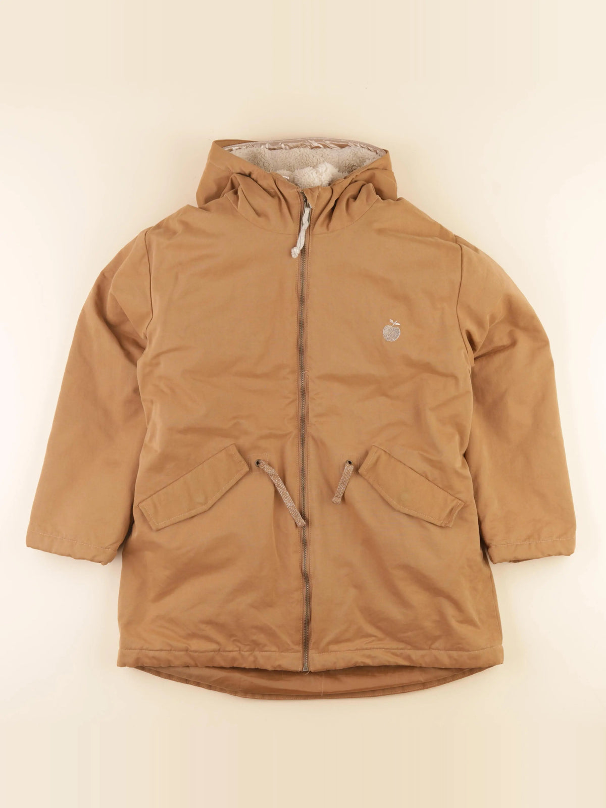 Vertbaudet - parka marron - 14 ans