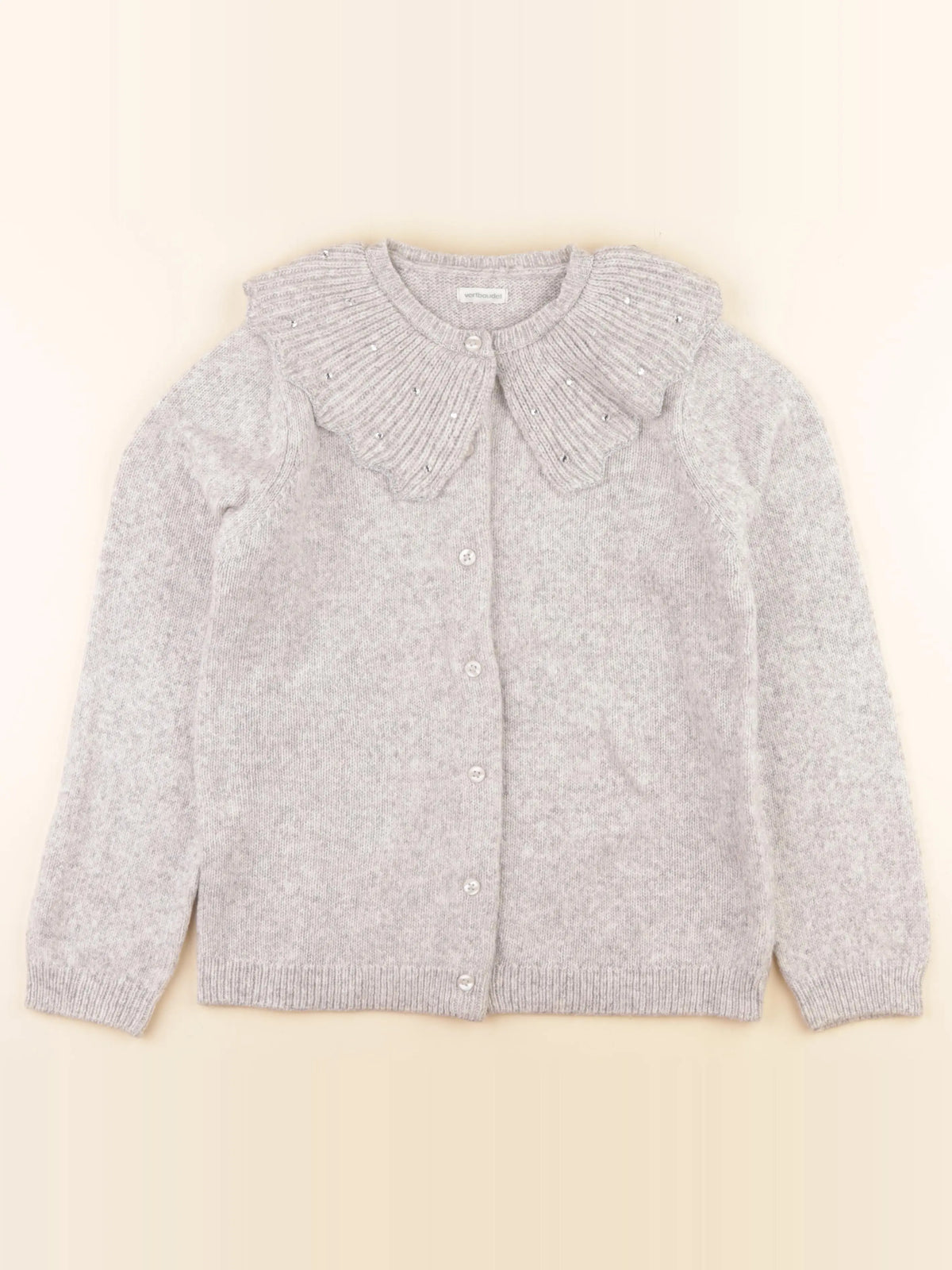Vertbaudet - gilet gris - 14 ans