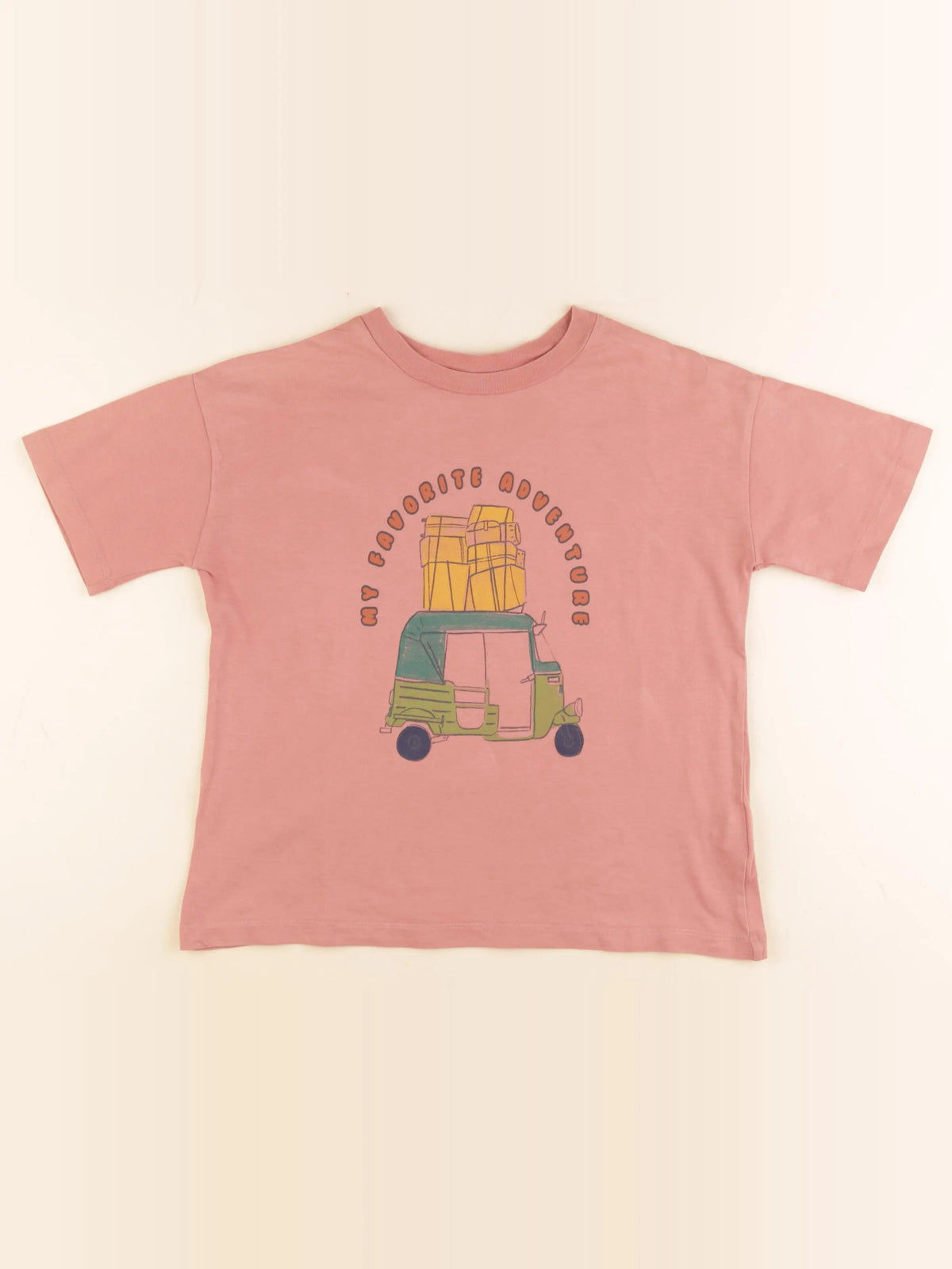 Monoprix - tee-shirt rose - 8 ans