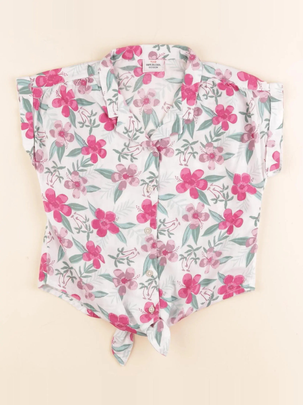 Tape à l'oeil - blouse blanc - 5 ans