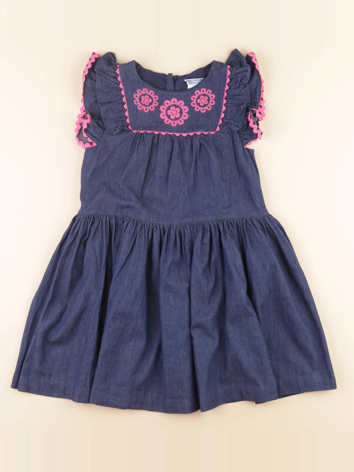 Jacadi - robe bleu - 8 ans