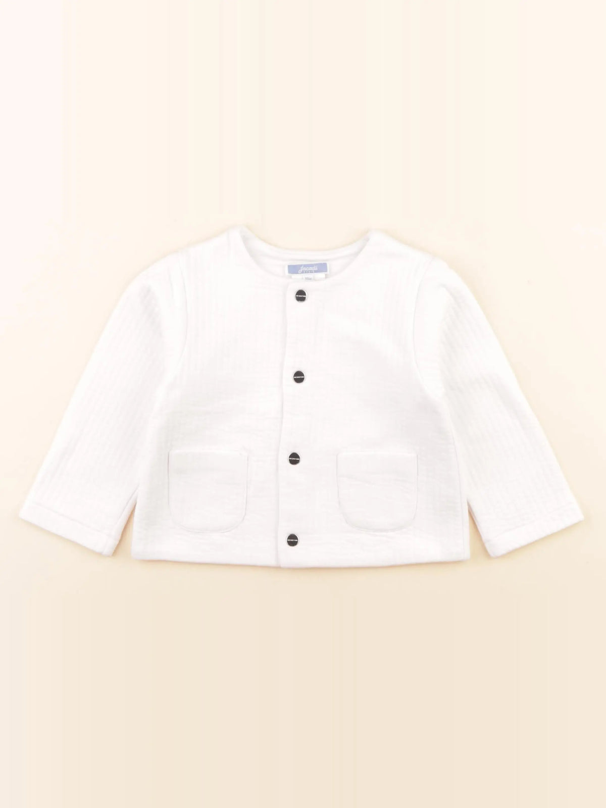 Jacadi - gilet blanc - 18 mois