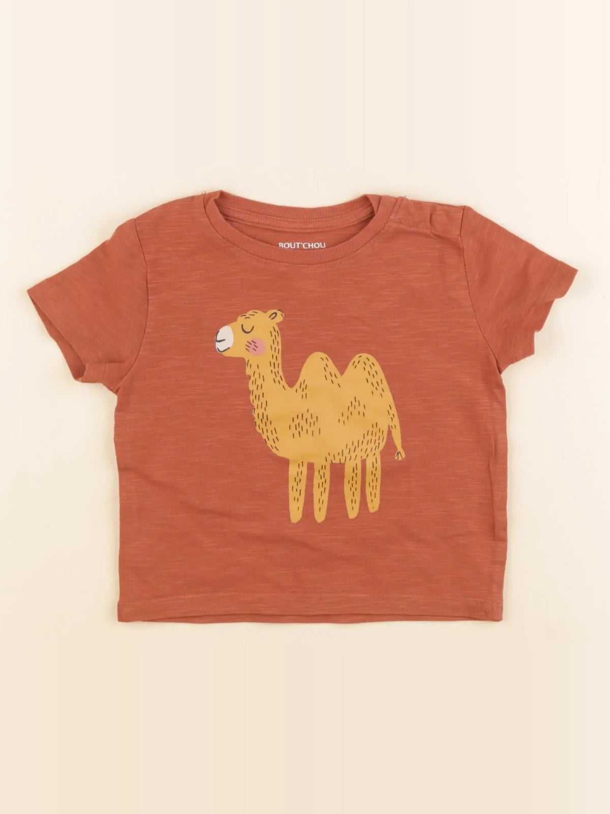 Boutchou - tee-shirt marron - 12 mois