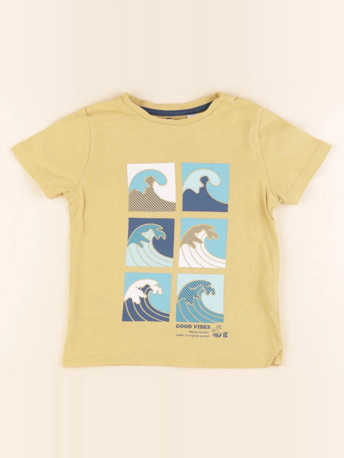 Okaidi - tee-shirt jaune - 4 ans