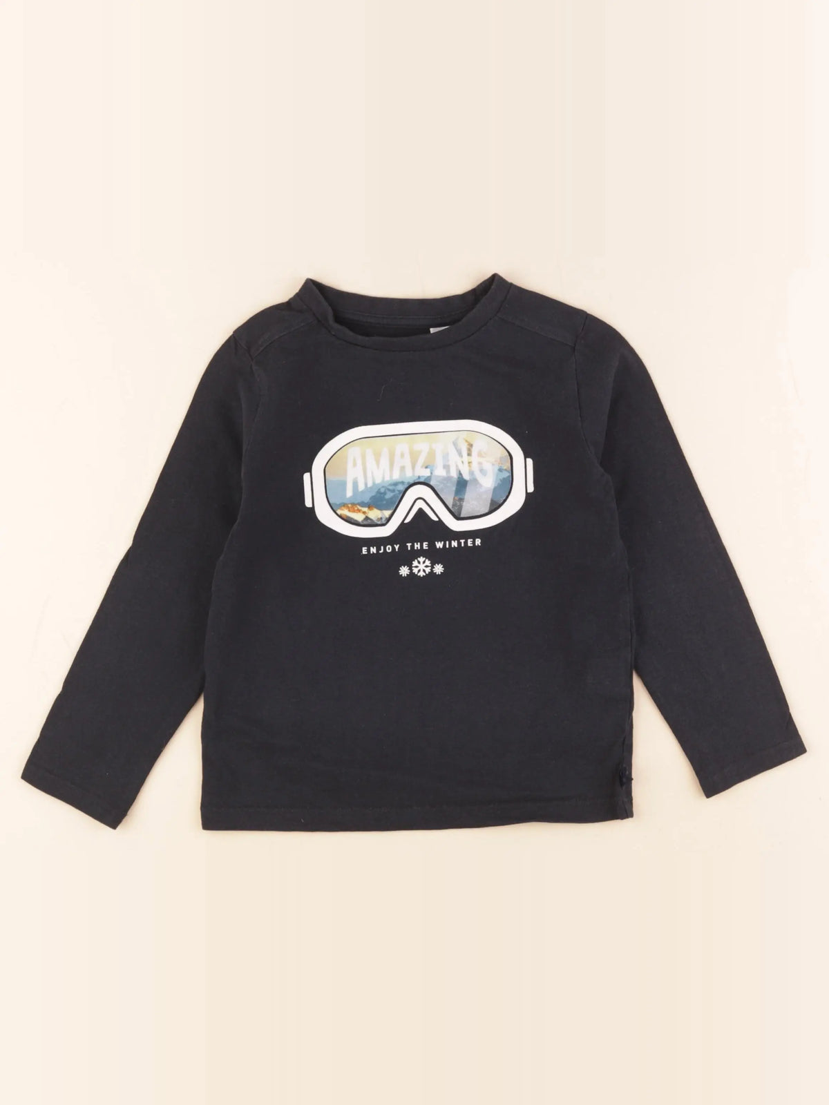 Okaidi - tee-shirt noir - 4 ans