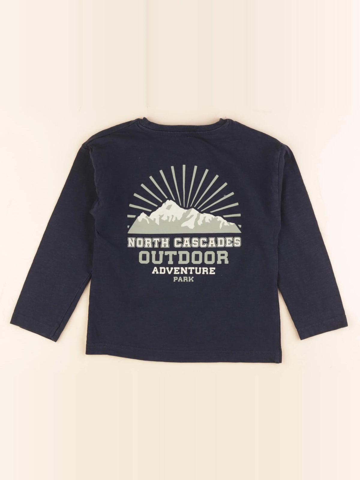 Vertbaudet - tee-shirt bleu - 5 ans