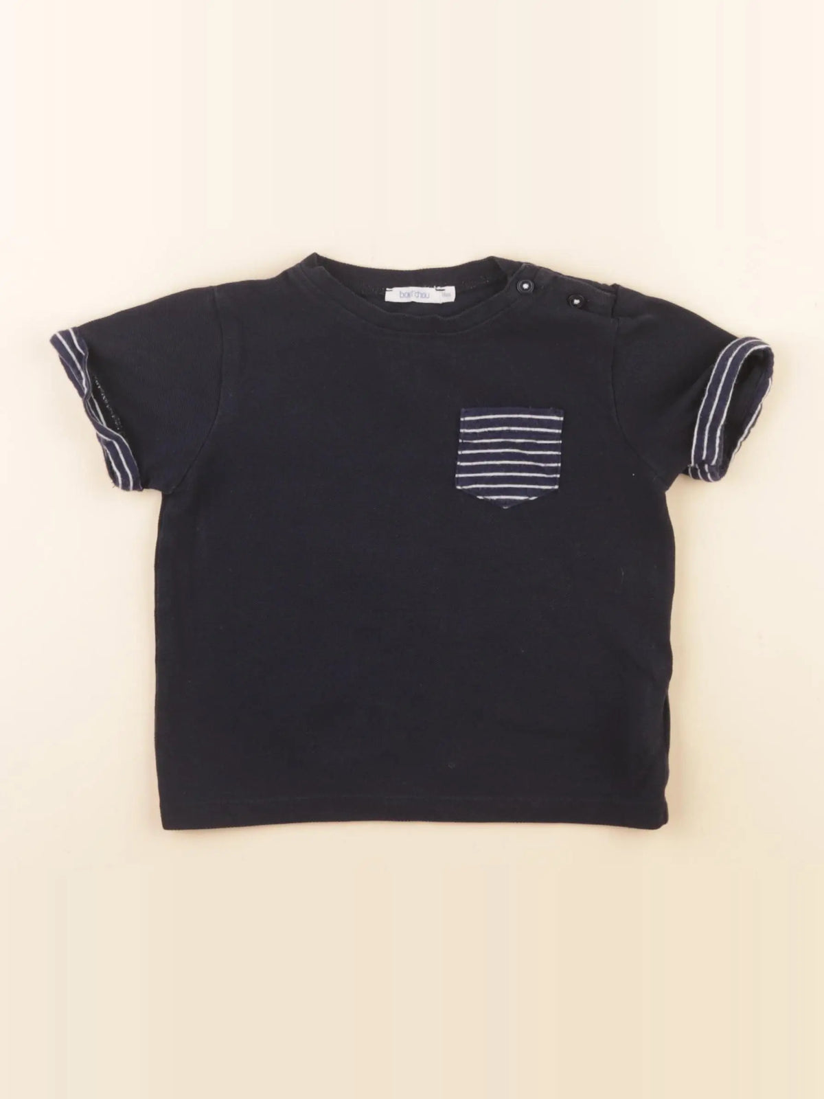 Boutchou - polo bleu - 18 mois