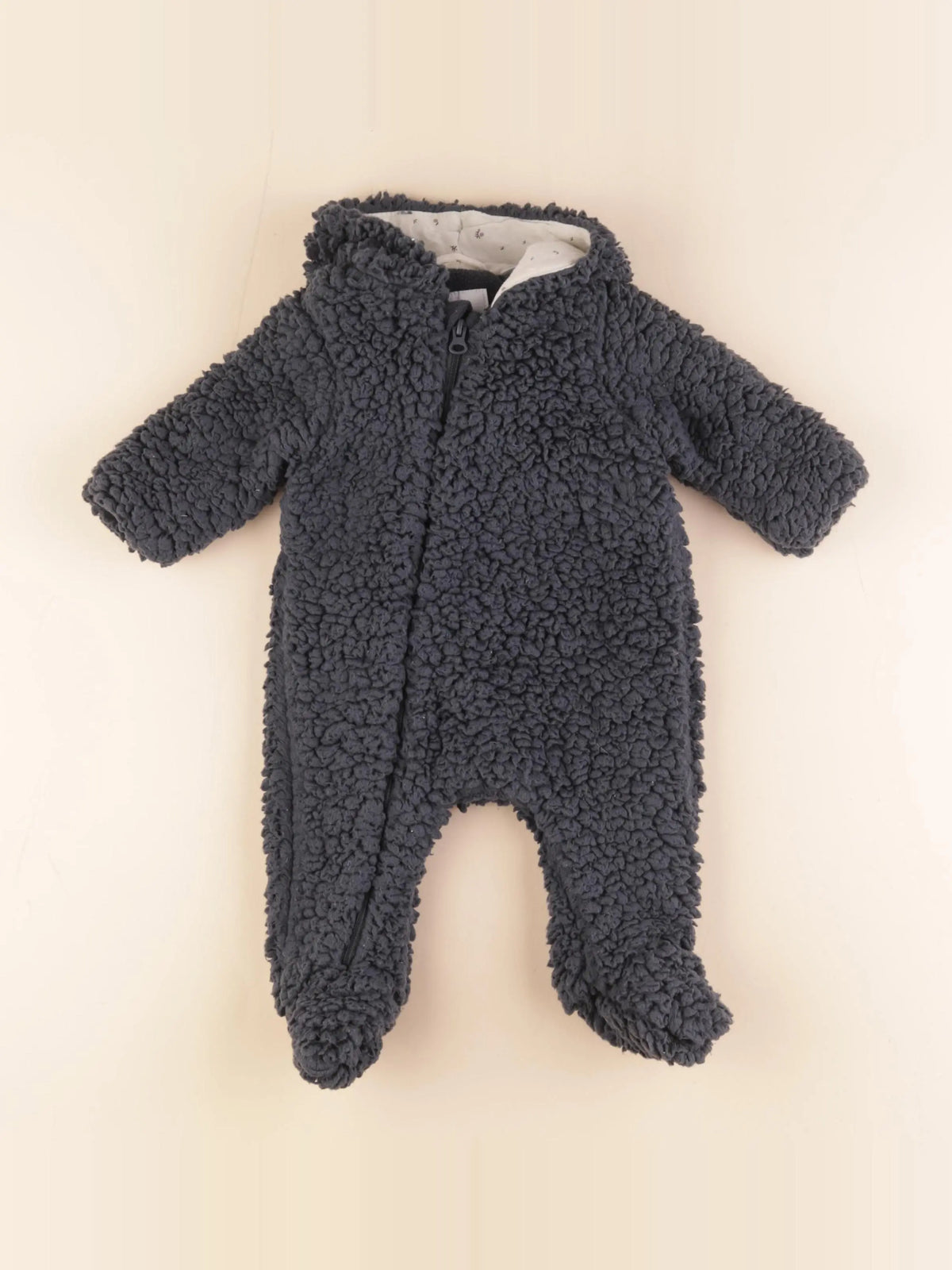Zara - combi-pilote bleu - 1/3 mois
