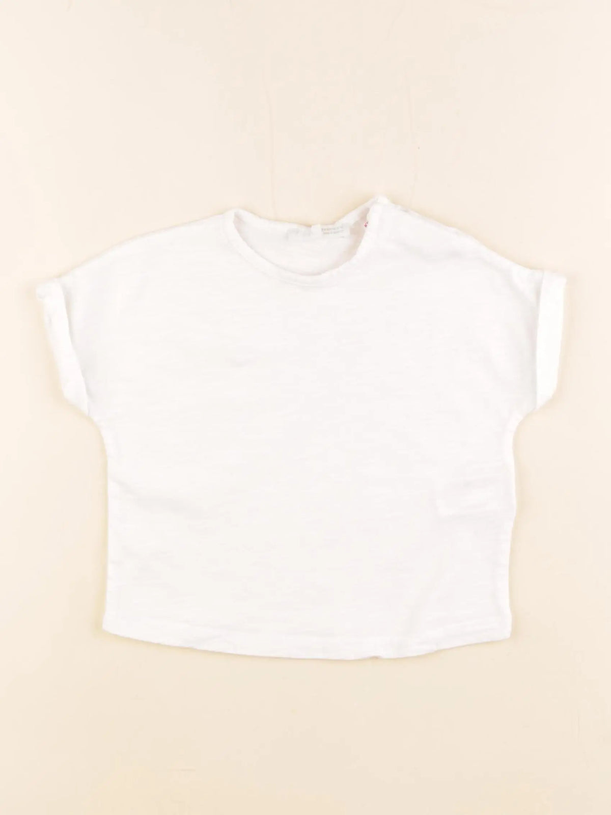 Zara - tee-shirt blanc - 6/9 mois