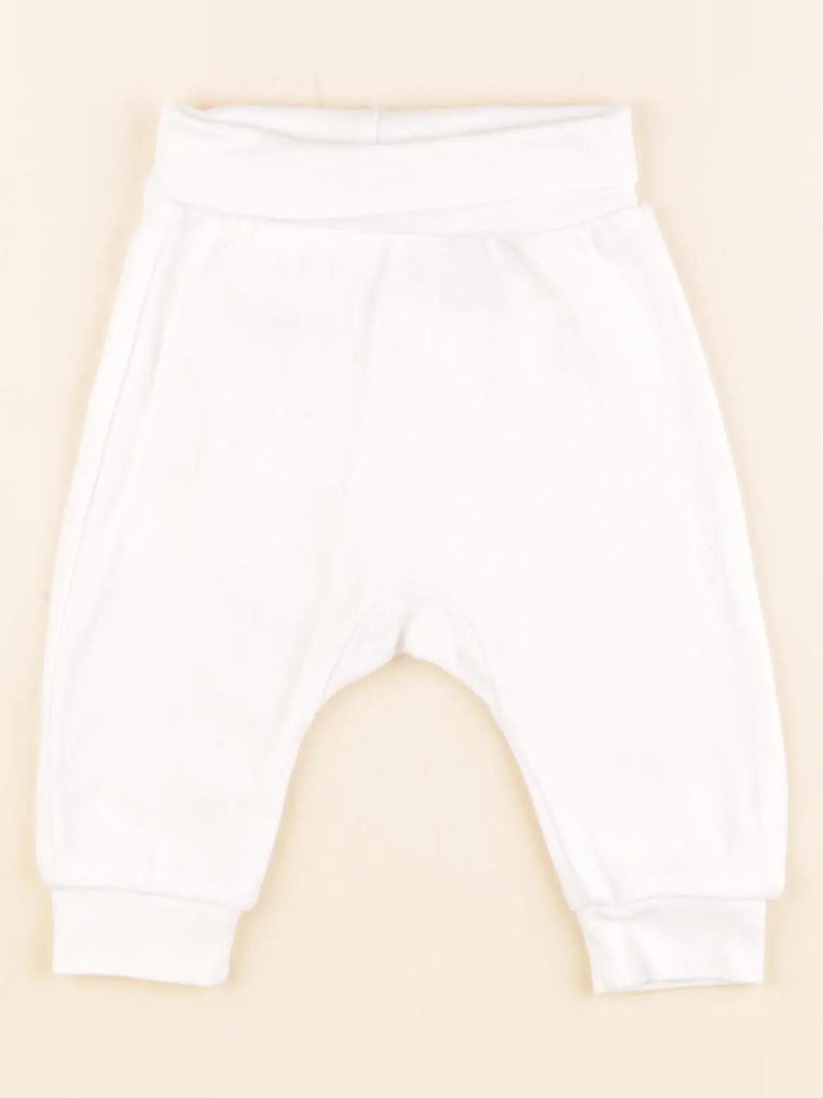 H&M - legging blanc - 2/4 mois