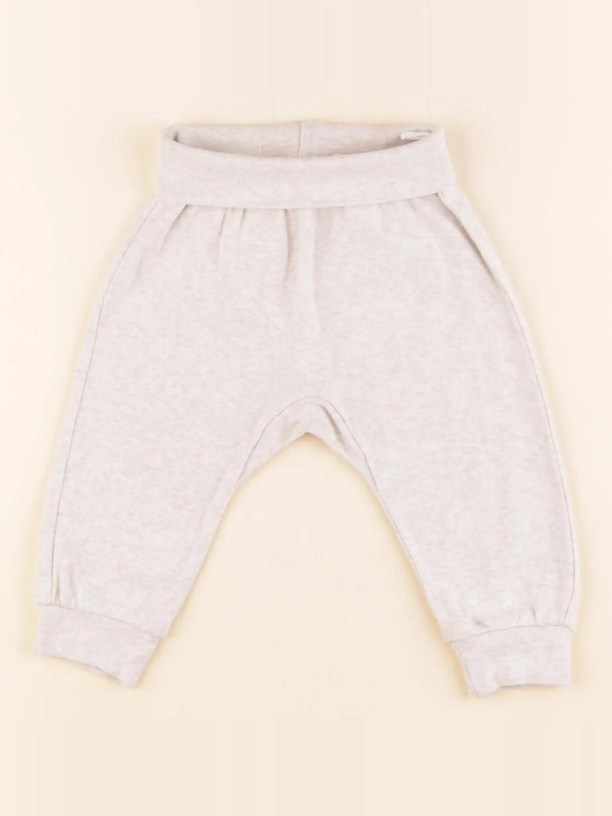 H&M - legging gris - 6/9 mois