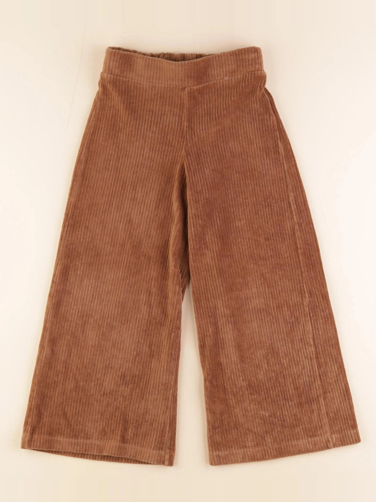 Vertbaudet - pantalon marron - 7 ans