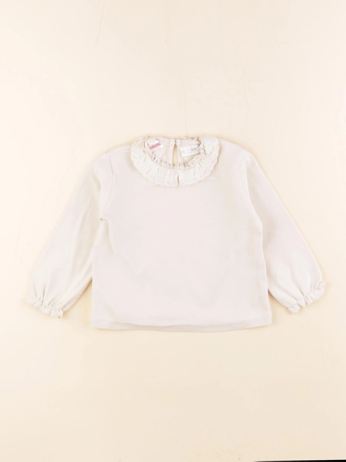 Zara - tee-shirt beige - 12/18 mois