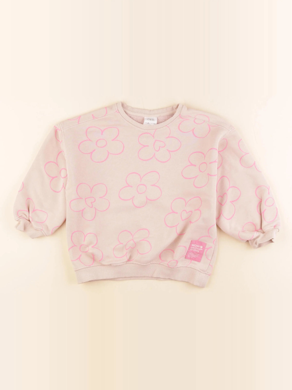 Zara - sweat rose - 6 ans