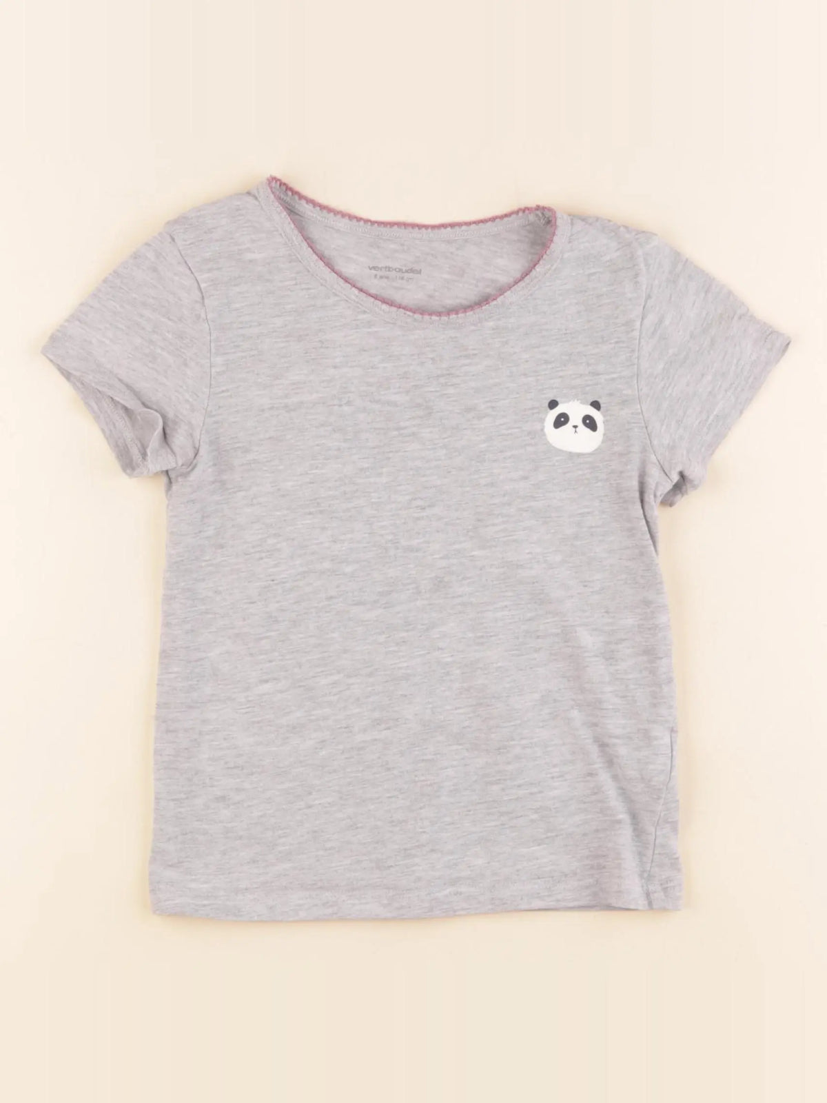 Vertbaudet - maillot de corps gris - 6 ans