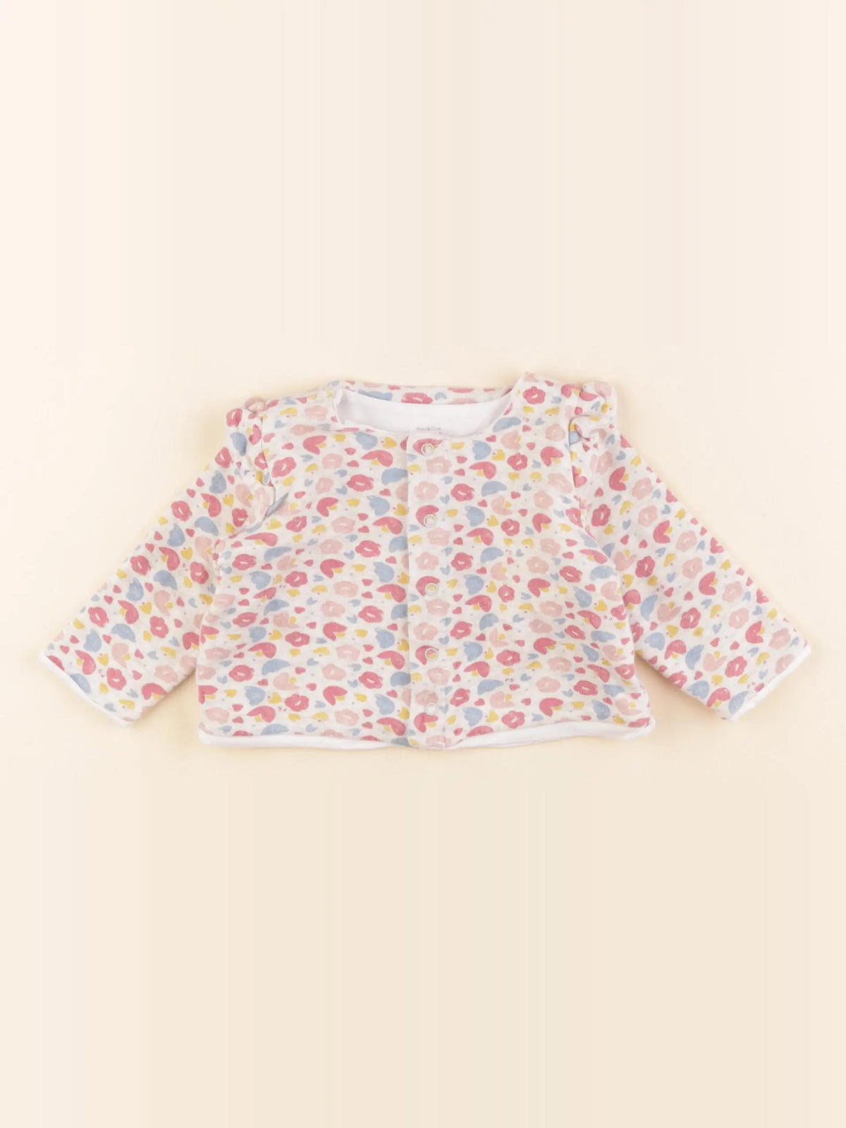 Petit Bateau - gilet multicolore - 6 mois