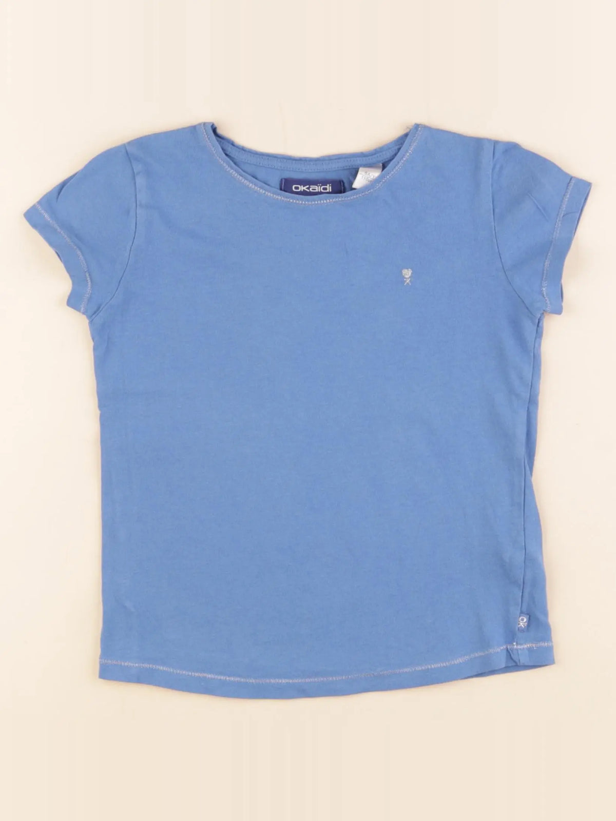 Okaidi - tee-shirt bleu - 5 ans