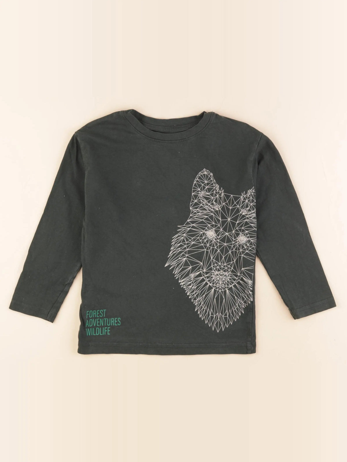 Vertbaudet - tee-shirt vert - 6 ans