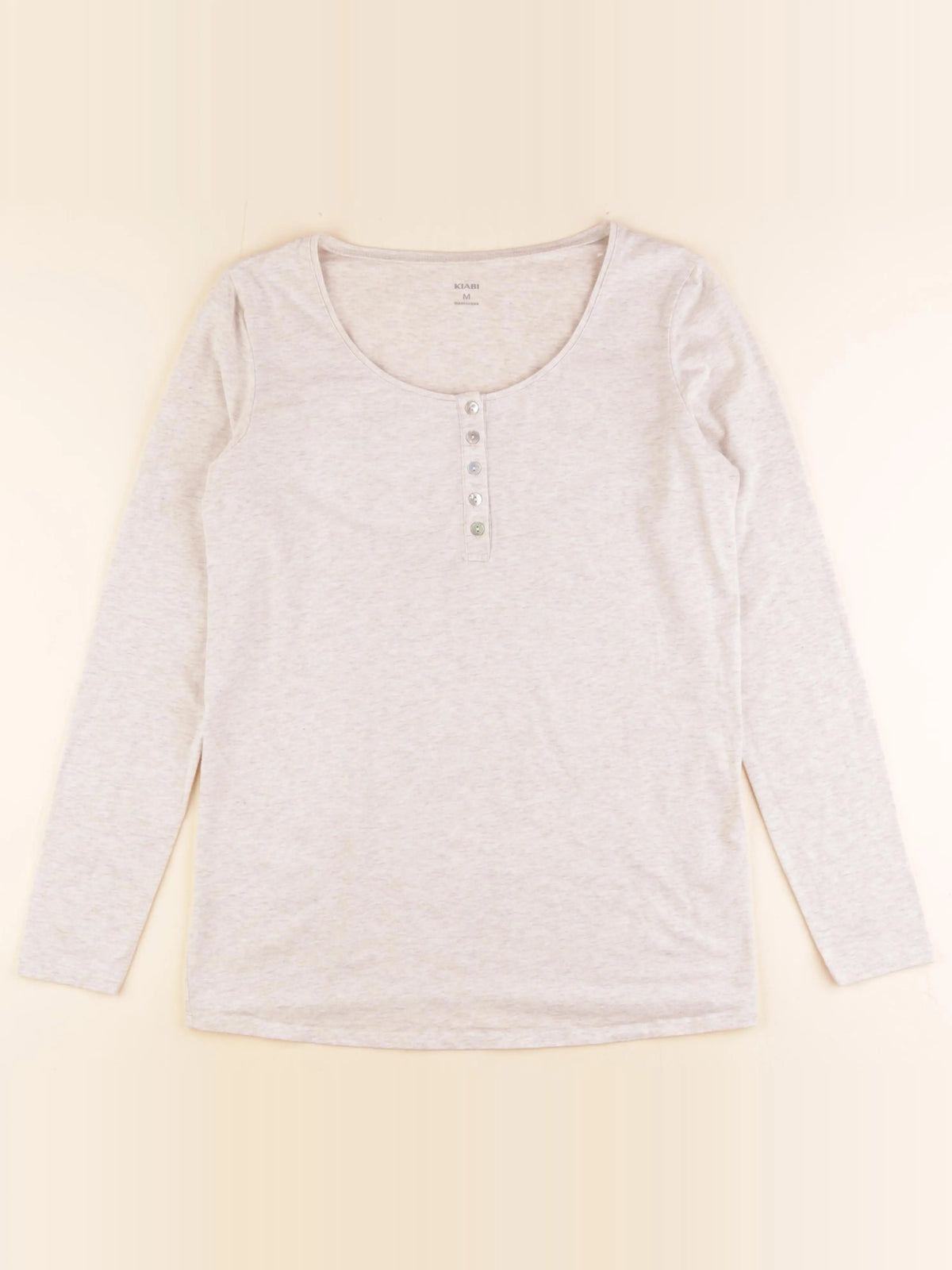 Kiabi - tee-shirt grossesse beige - M
