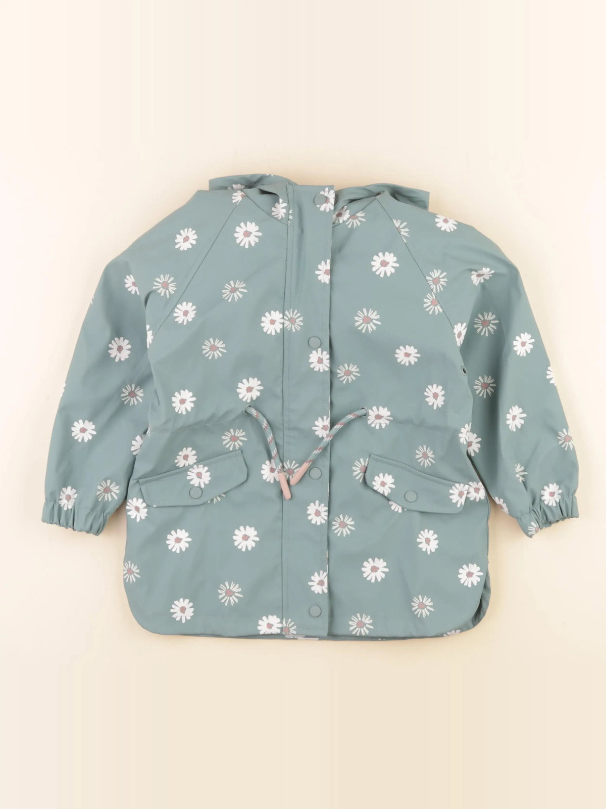 Vertbaudet - imperméable vert - 4 ans