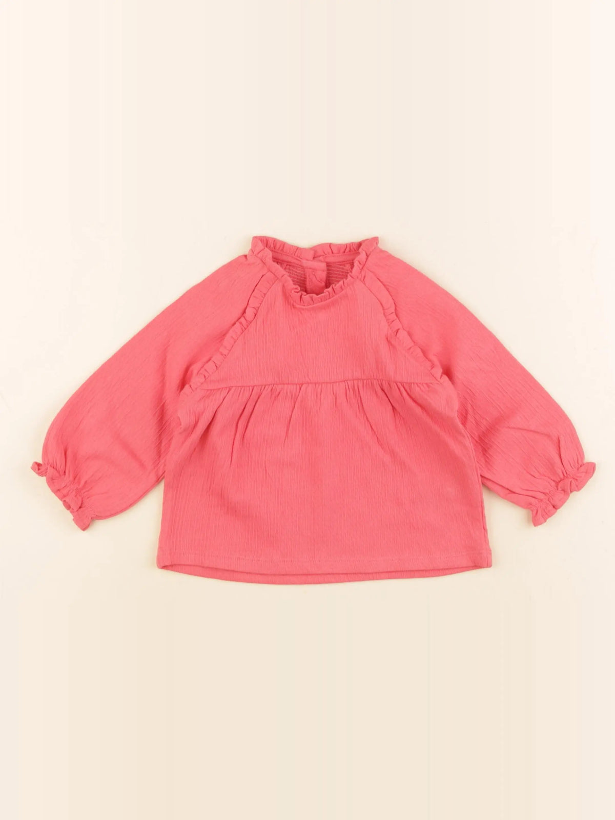 Vertbaudet - tee-shirt rose - 9 mois