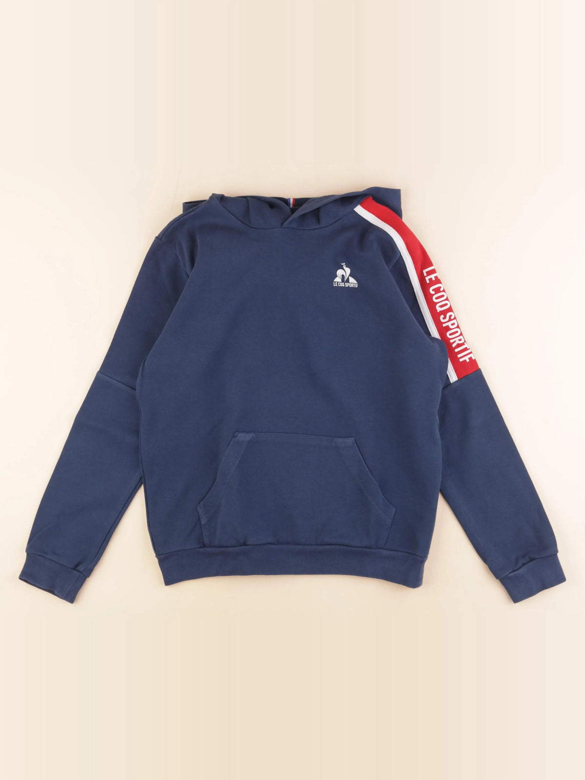 Le Coq Sportif - sweat bleu - 12 ans