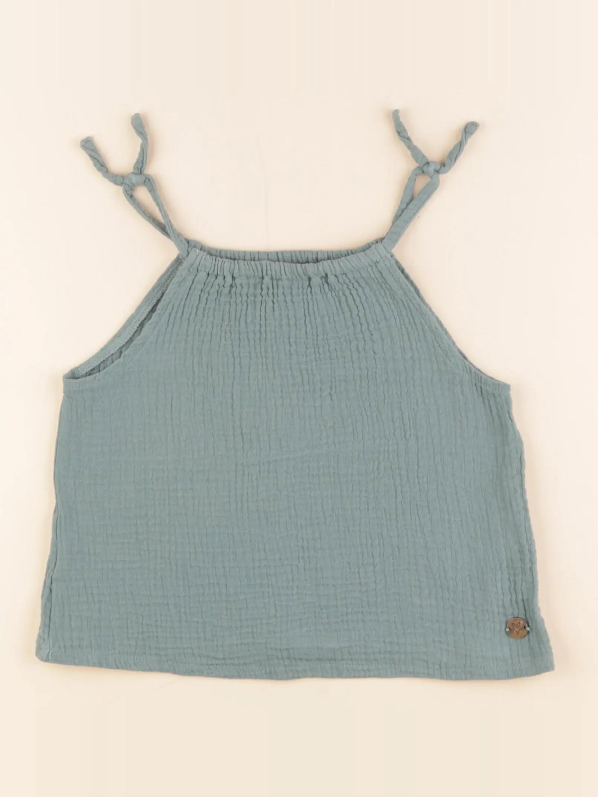 Little Cigogne - blouse vert - 5 ans