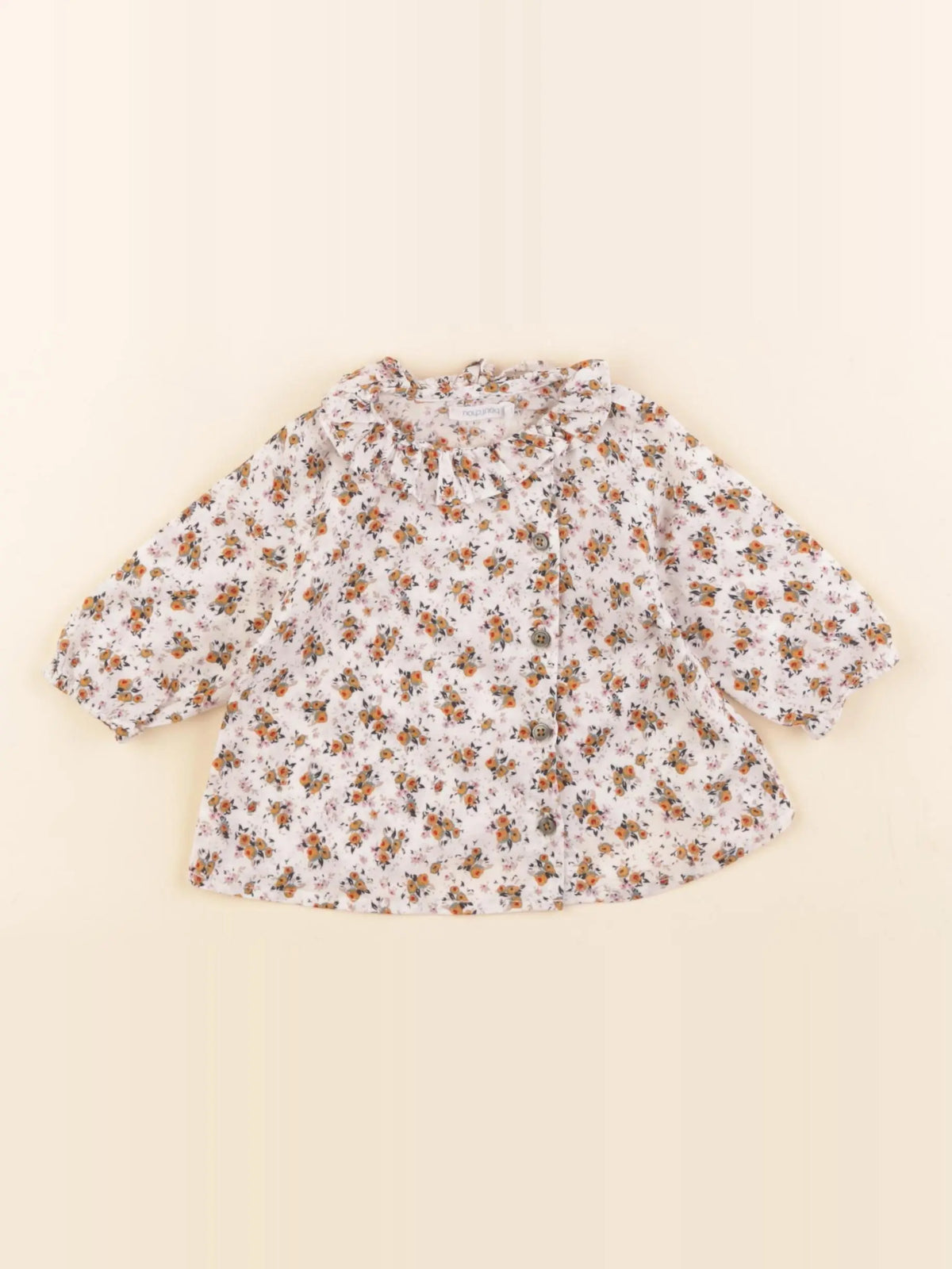 Boutchou - blouse multicolore - 3 mois