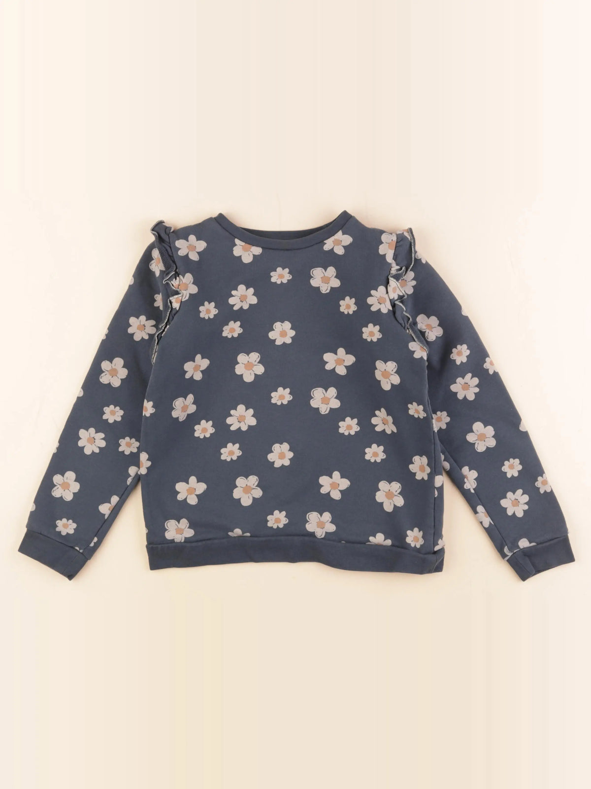 Vertbaudet - sweat bleu - 8 ans