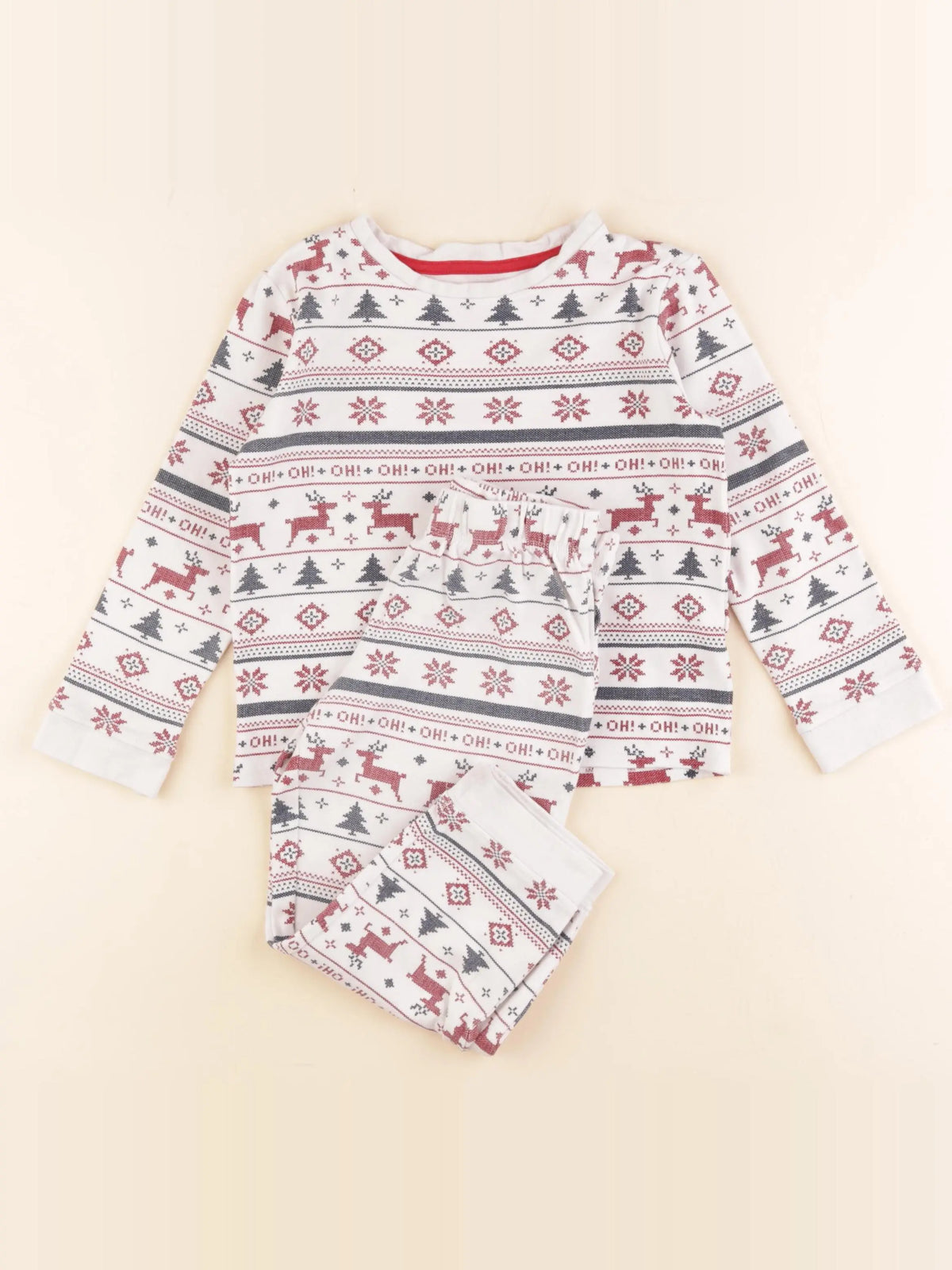 Vertbaudet - pyjama coton blanc - 4 ans