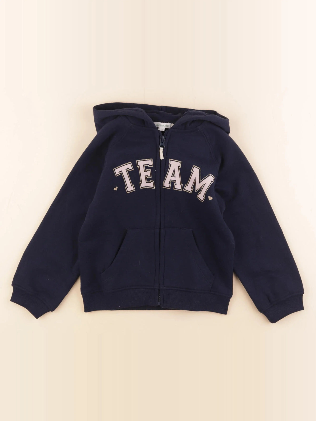 Vertbaudet - sweat bleu - 6 ans