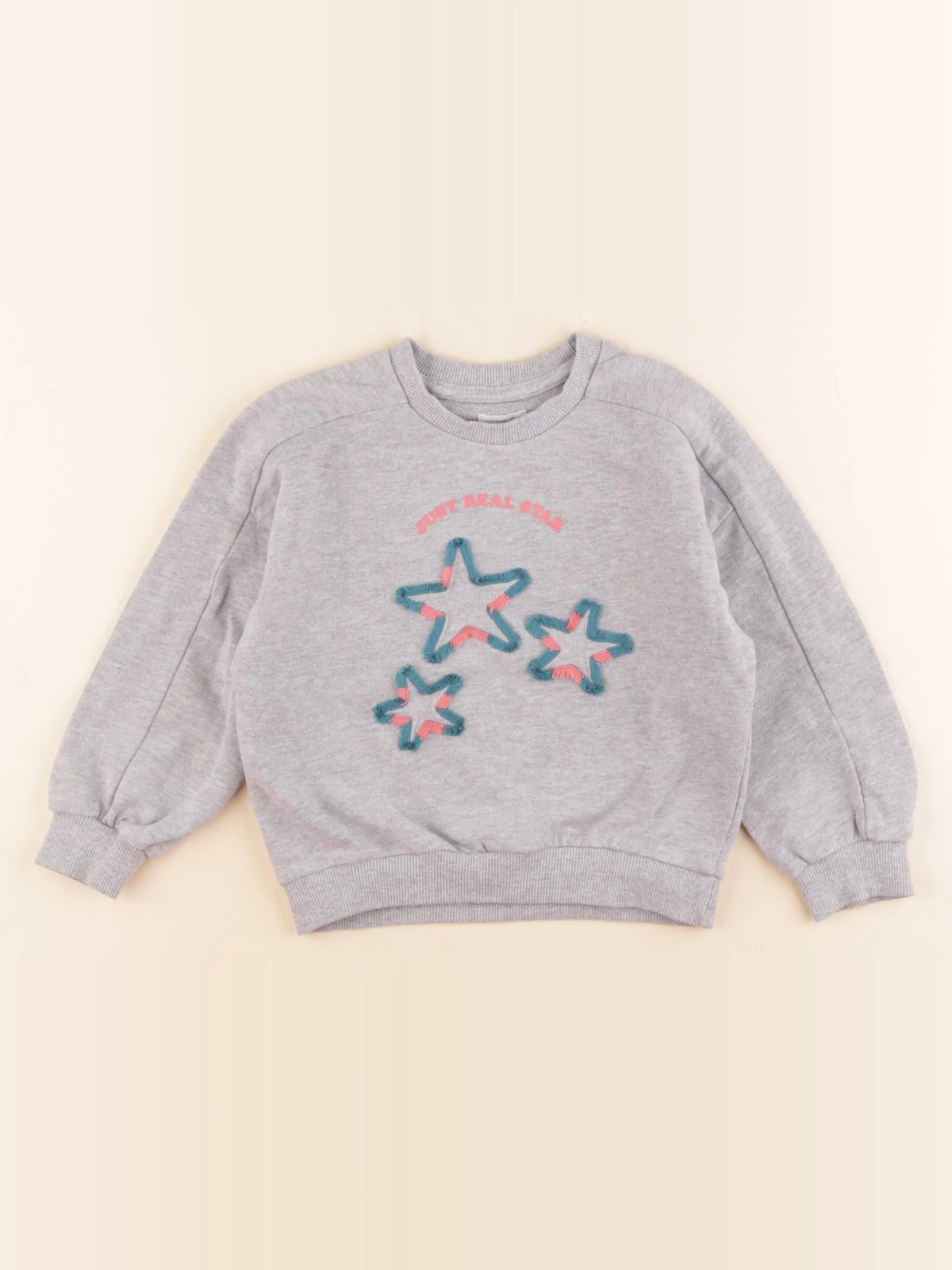 Vertbaudet - sweat gris - 4 ans