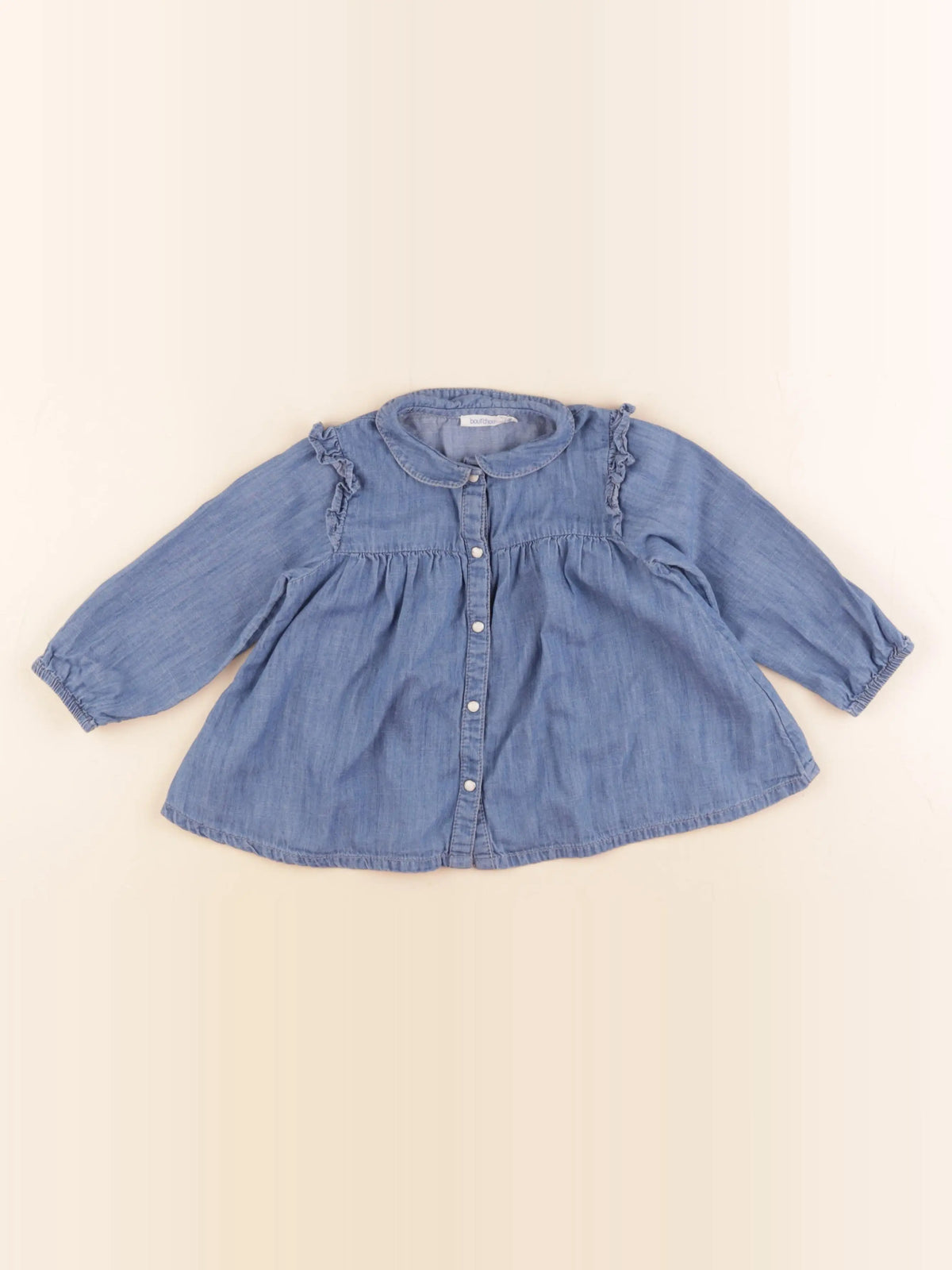 Boutchou - blouse bleu - 18 mois