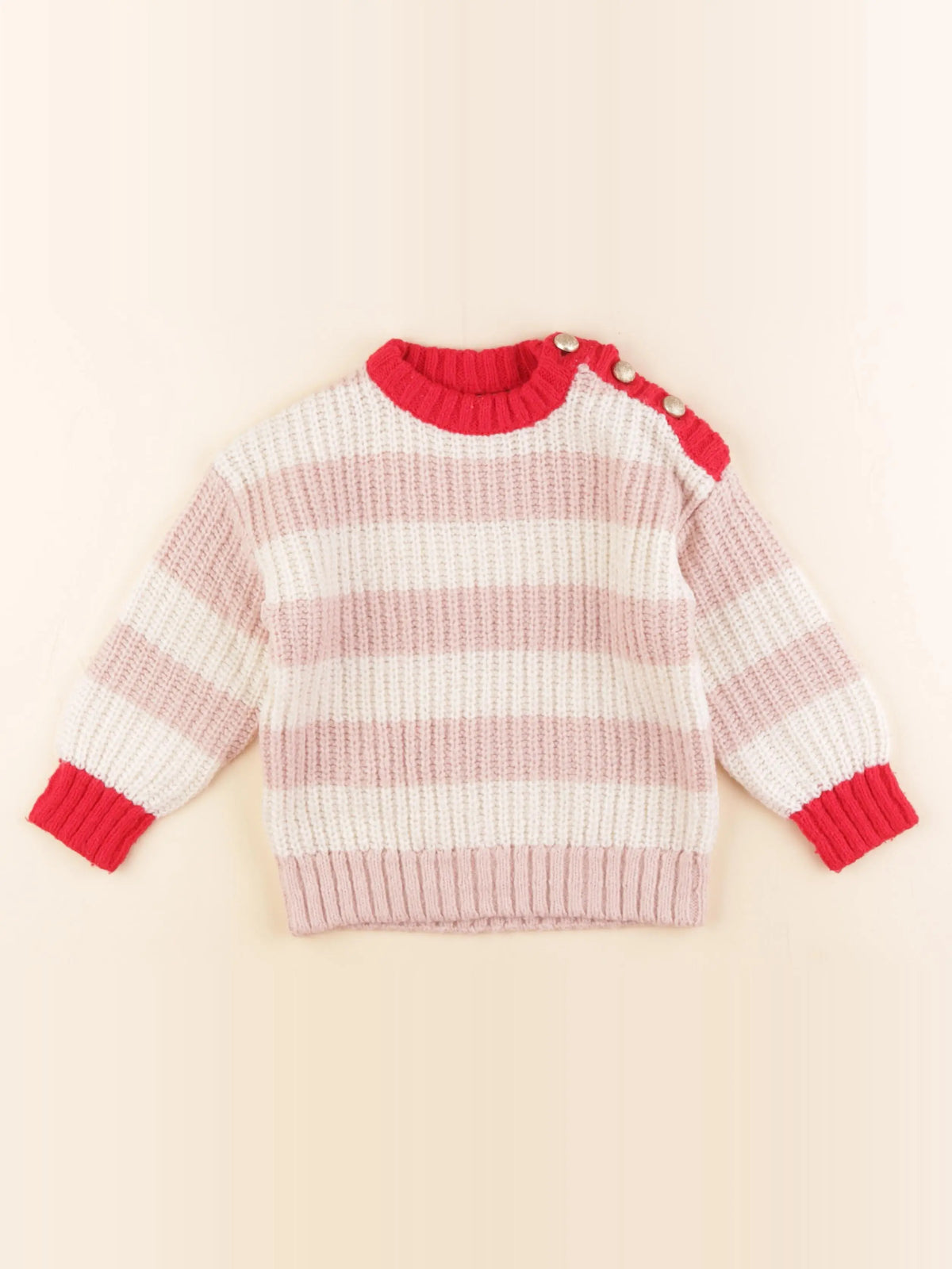 Vertbaudet - pull multicolore - 4 ans