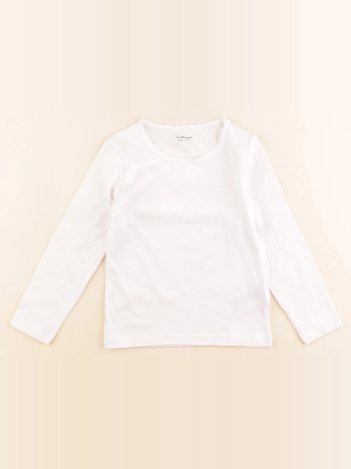 Vertbaudet - maillot de corps blanc - 4 ans