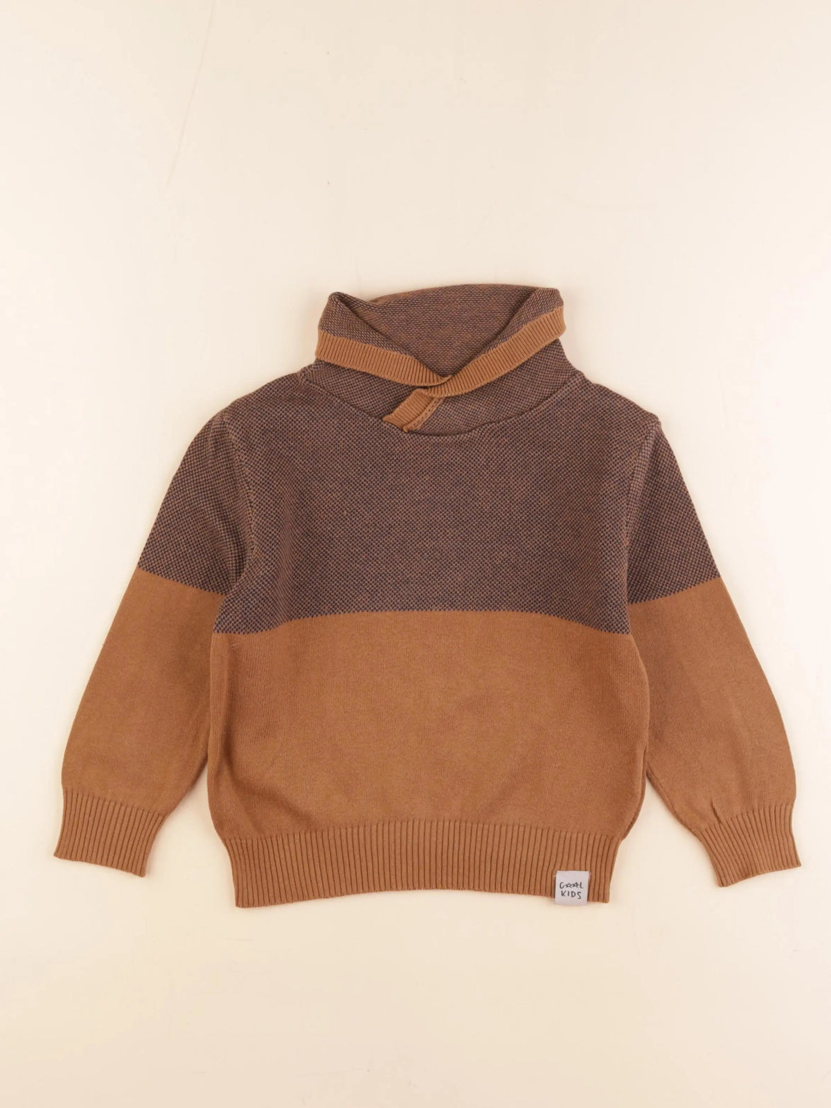 Vertbaudet - pull marron - 5 ans