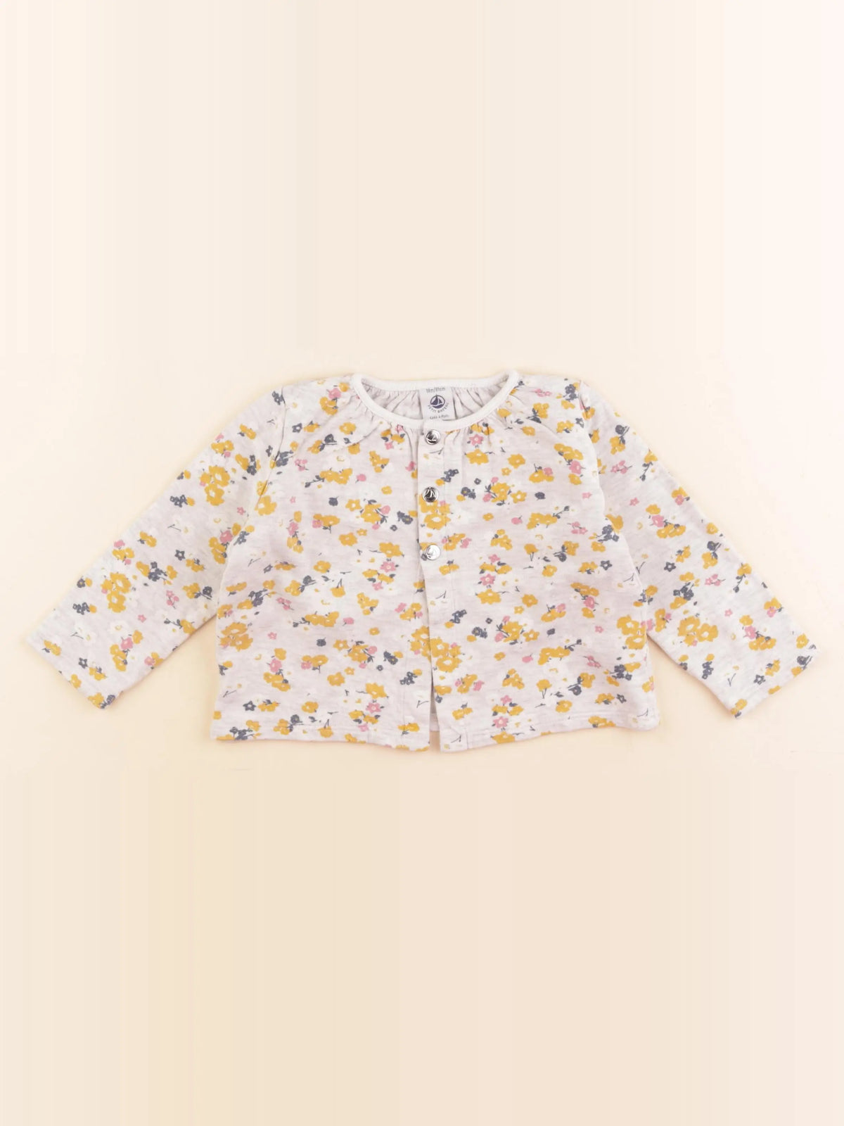 Petit Bateau - gilet multicolore - 18 mois