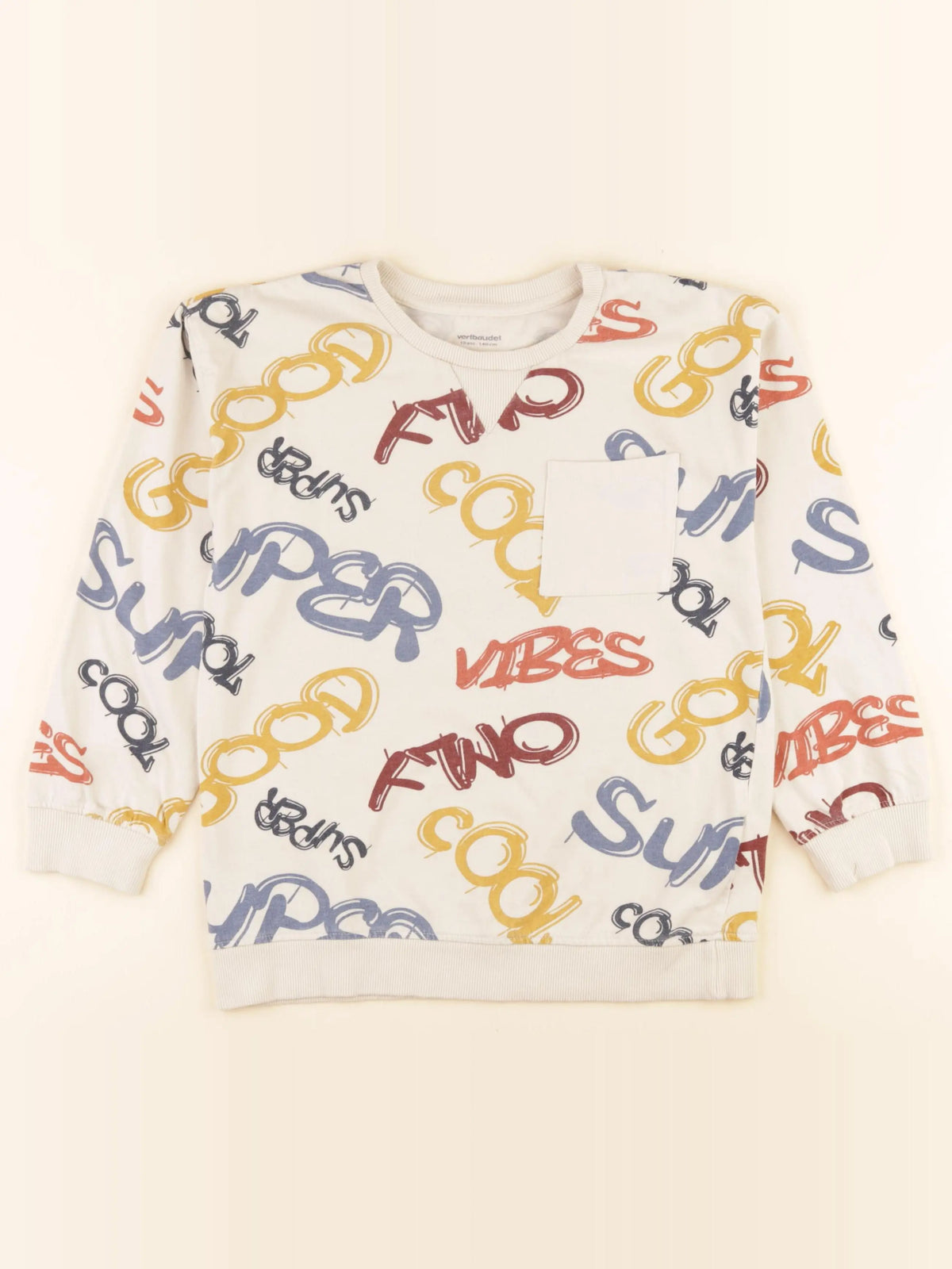 Vertbaudet - tee-shirt multicolore - 10 ans