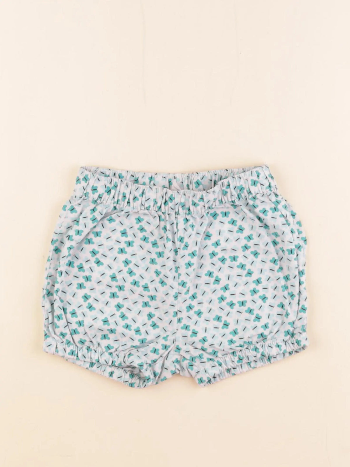 H&M - short vert, bleu - 1 an à 2 ans