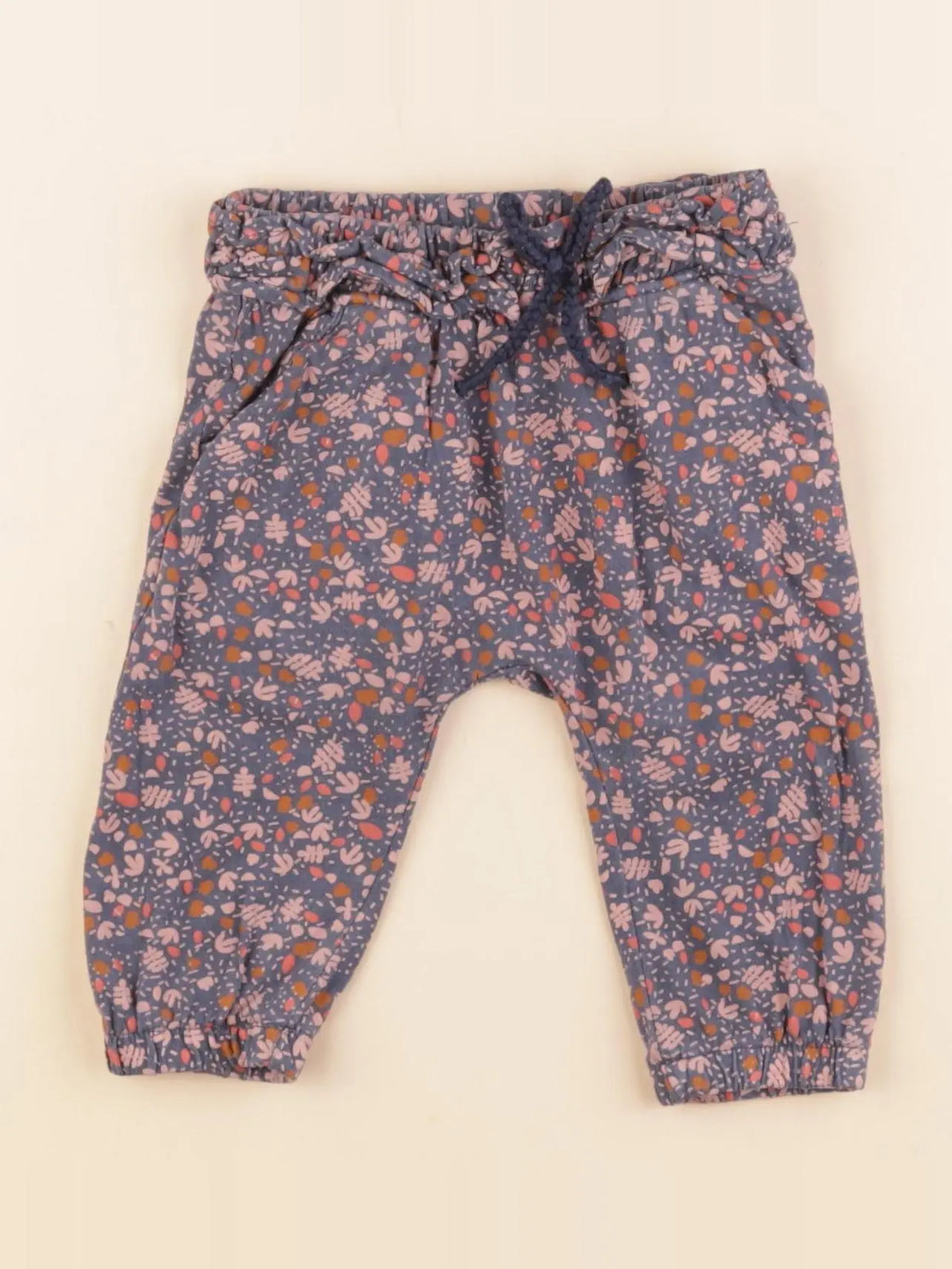 Vertbaudet - pantalon multicolore - 9 mois