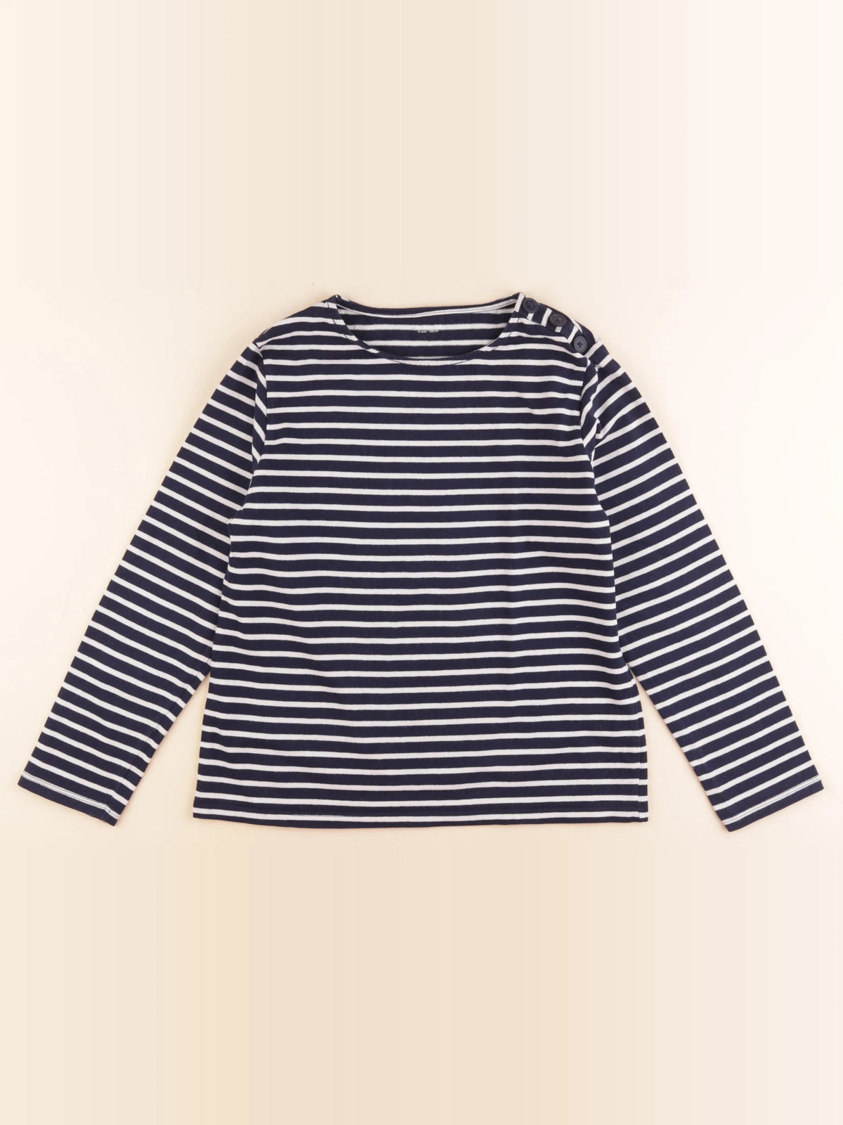 Vertbaudet - tee-shirt bleu, blanc - 14 ans