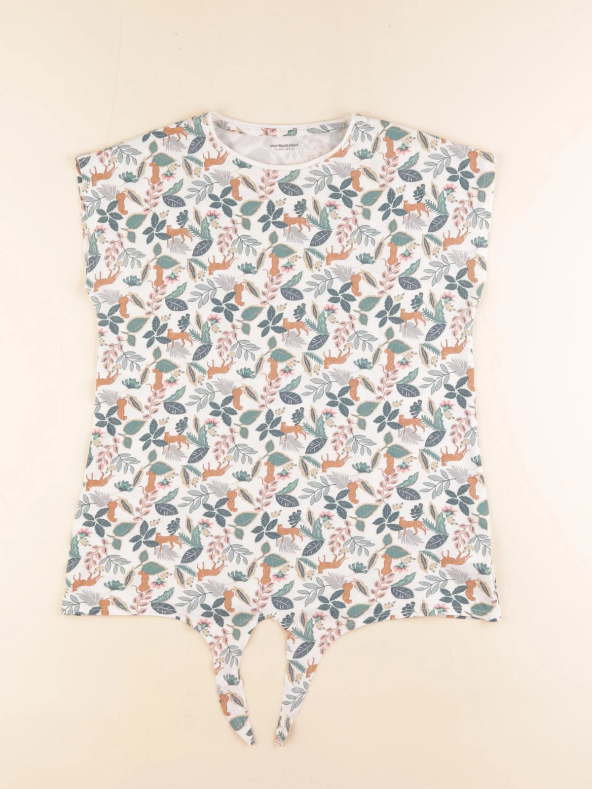 Vertbaudet - tee-shirt vert - 12 ans