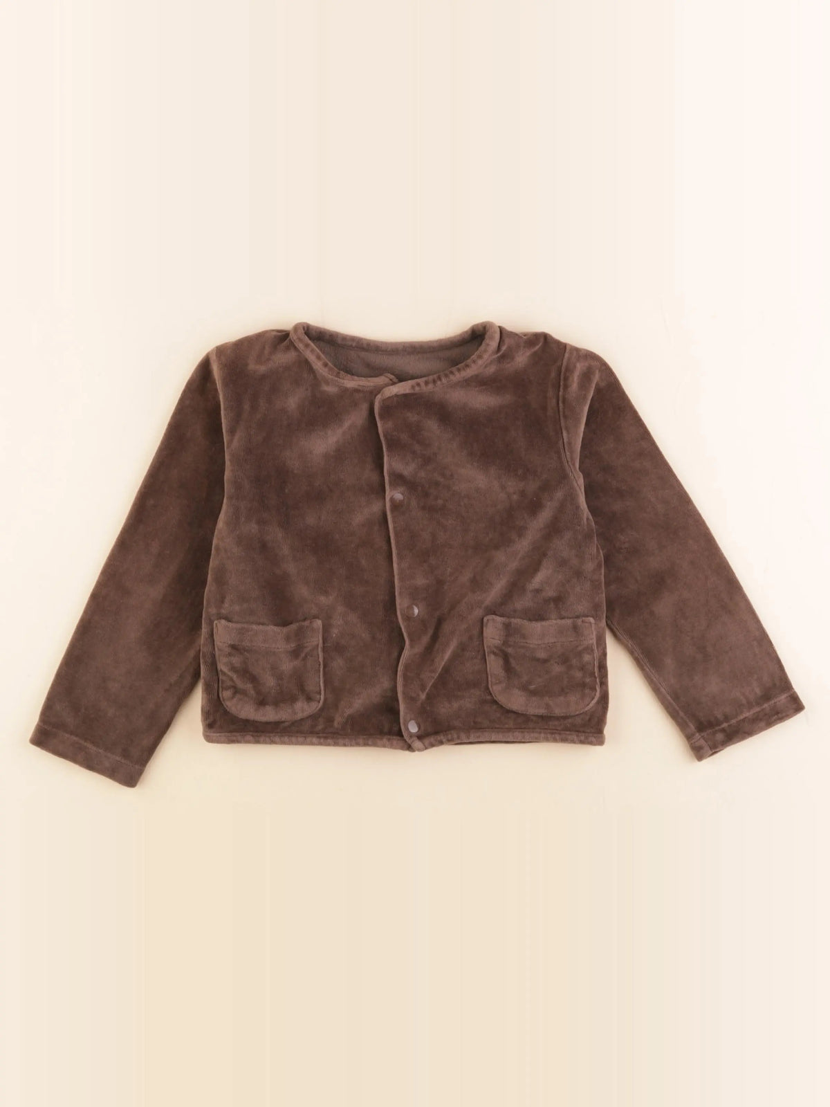 Poudre Organic - gilet marron - 2 ans
