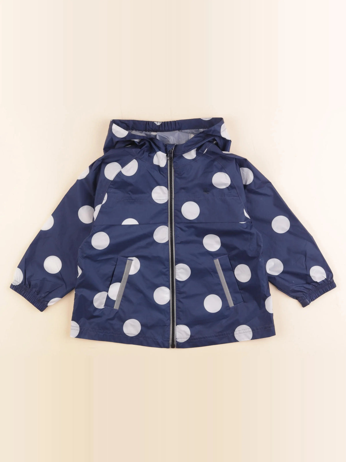 Petit Bateau - coupe-vent bleu - 3 ans