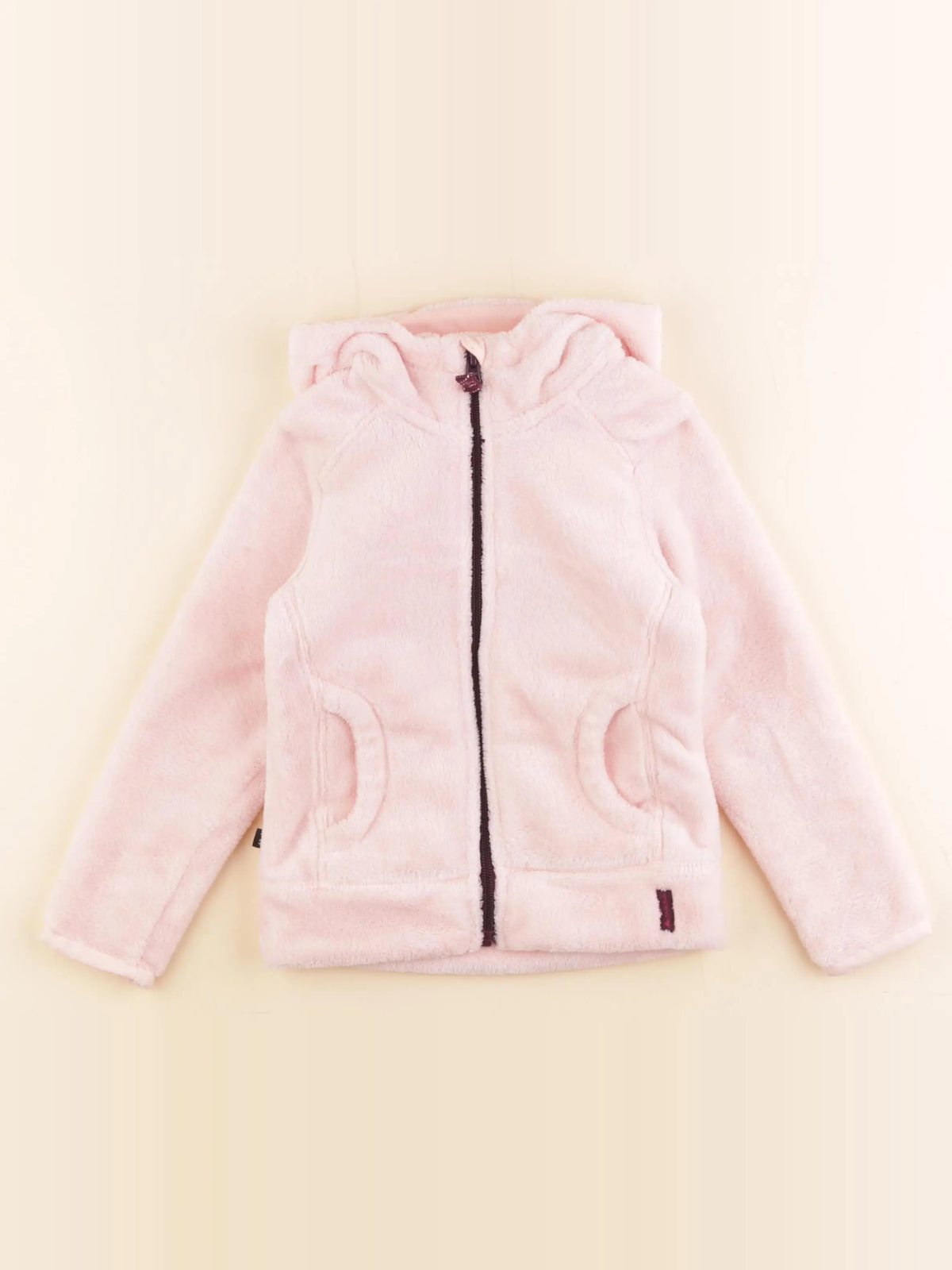 Decathlon ski - polaire rose - 3/4 ans