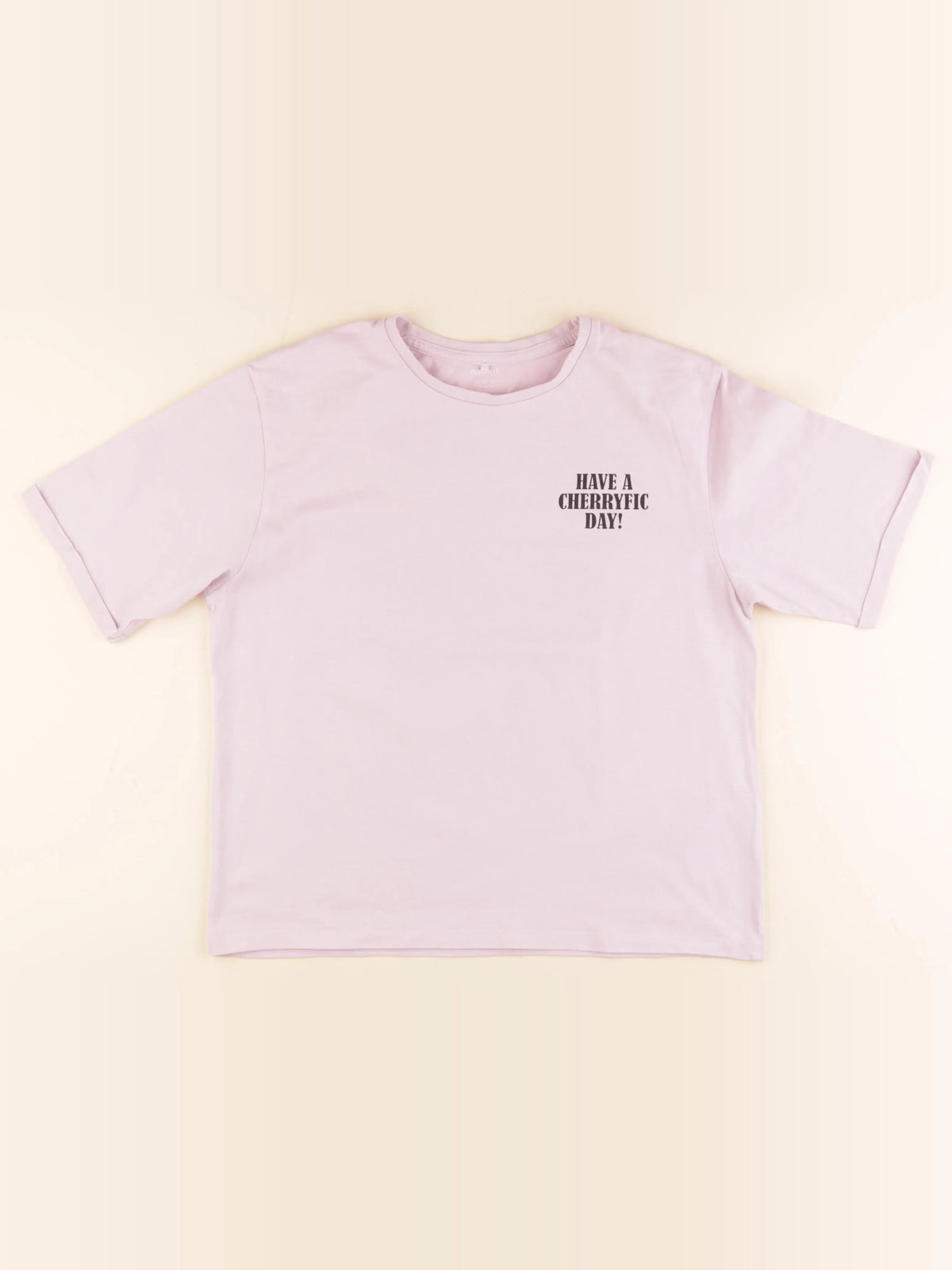 Name it - tee-shirt imprimé au dos rose - 11/12 ans