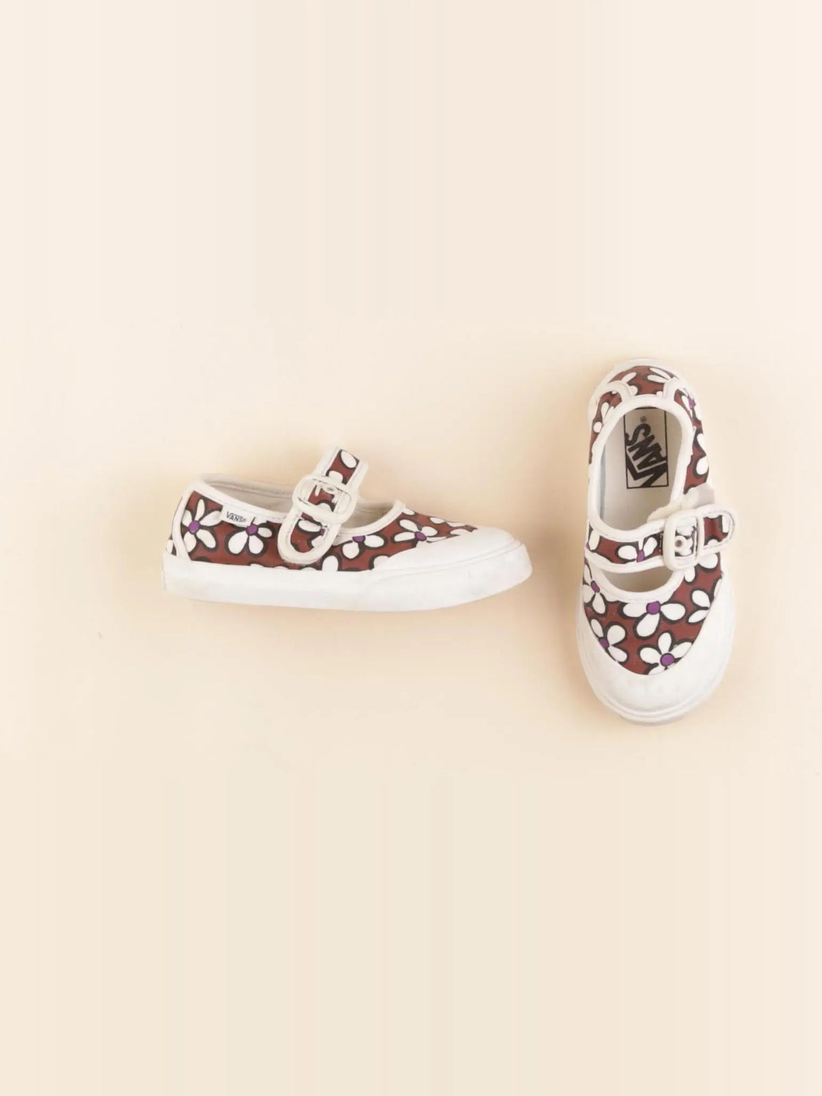 Vans - tennis à scratch/ lacets rose - pointure 25