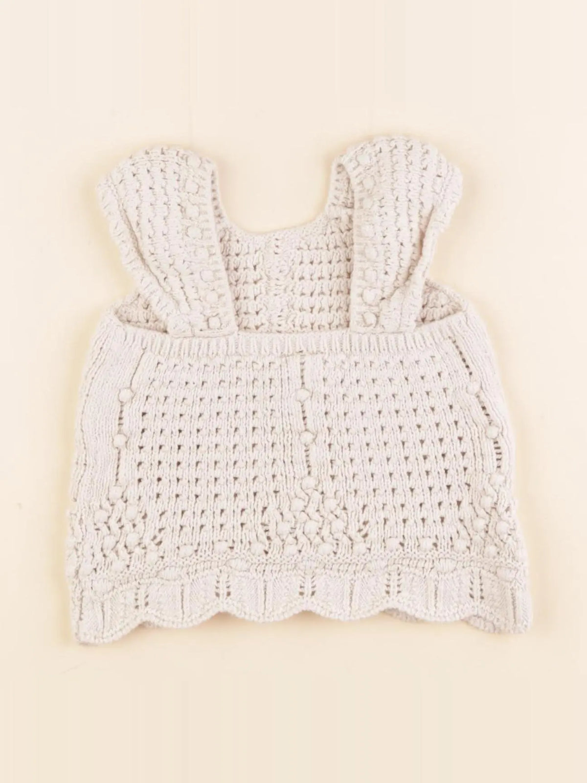Zara - top beige - 18/24 mois