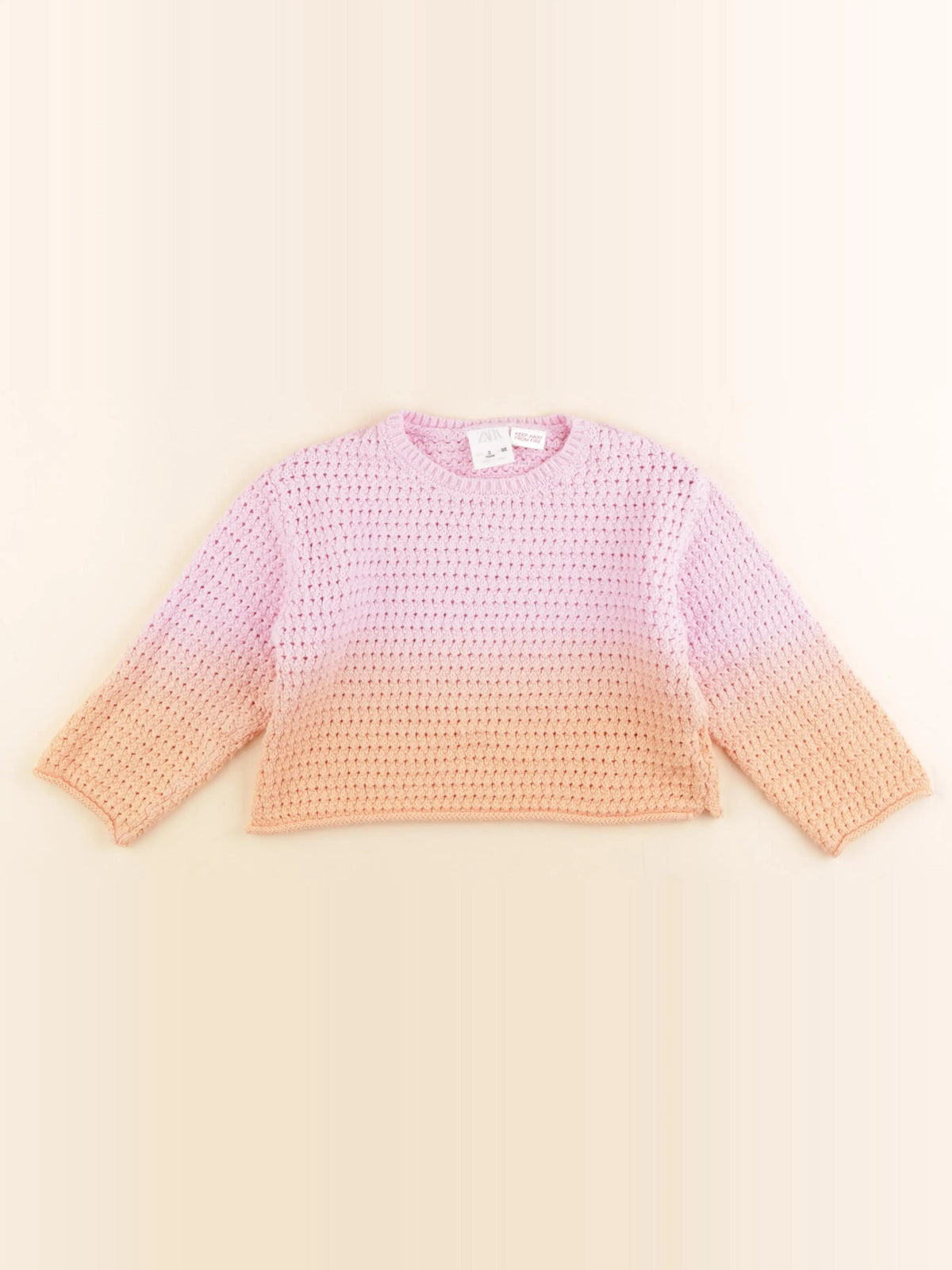 Zara - pull rose - 3 ans